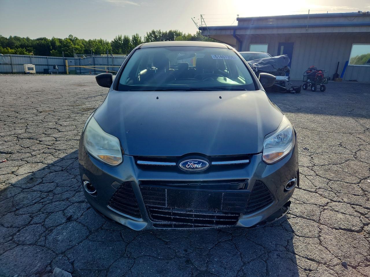 2012 Ford Focus Se Gray vin: 1FAHP3K23CL361276