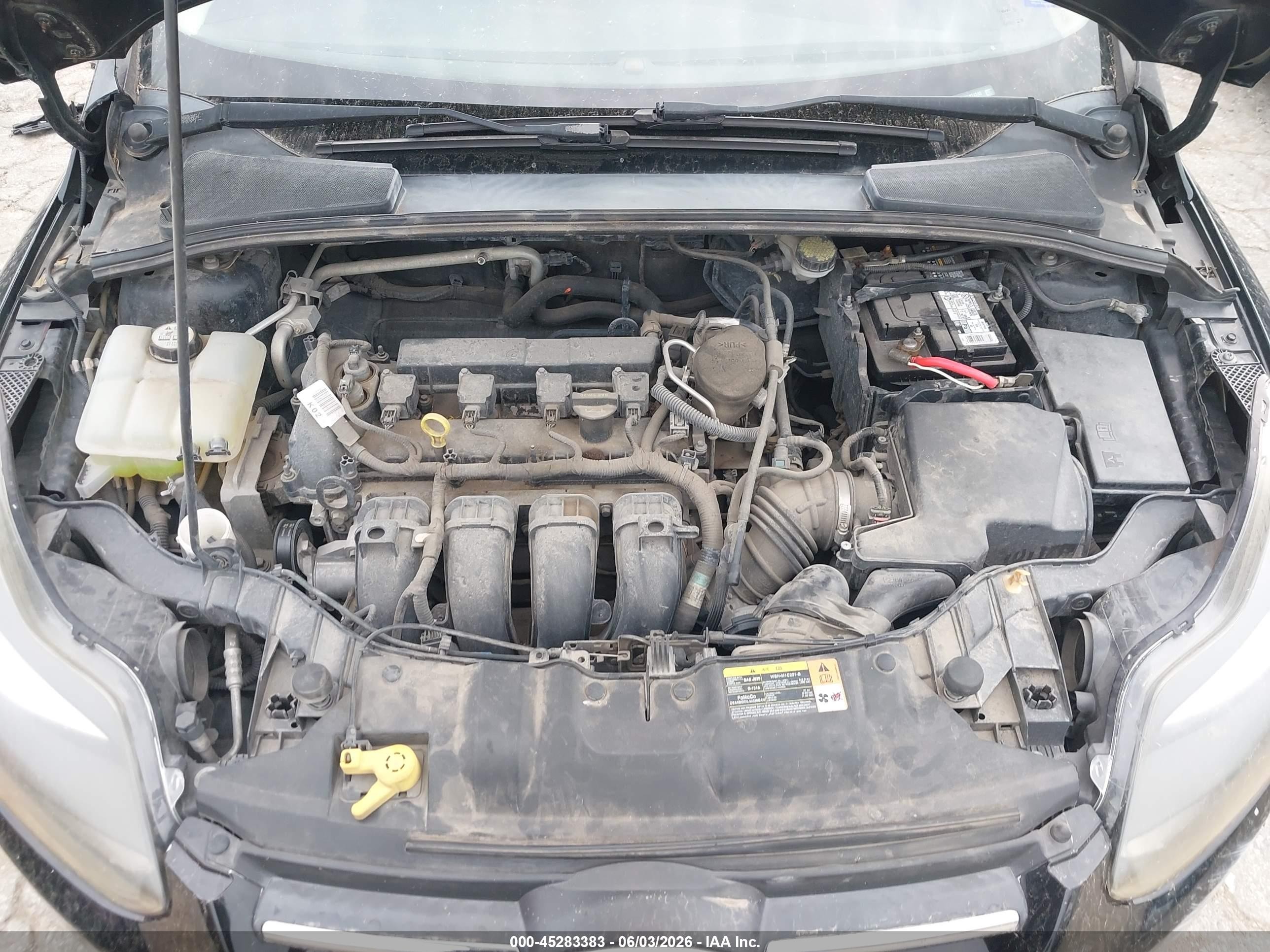 2012 Ford Focus Se Black vin: 1FAHP3K23CL374240