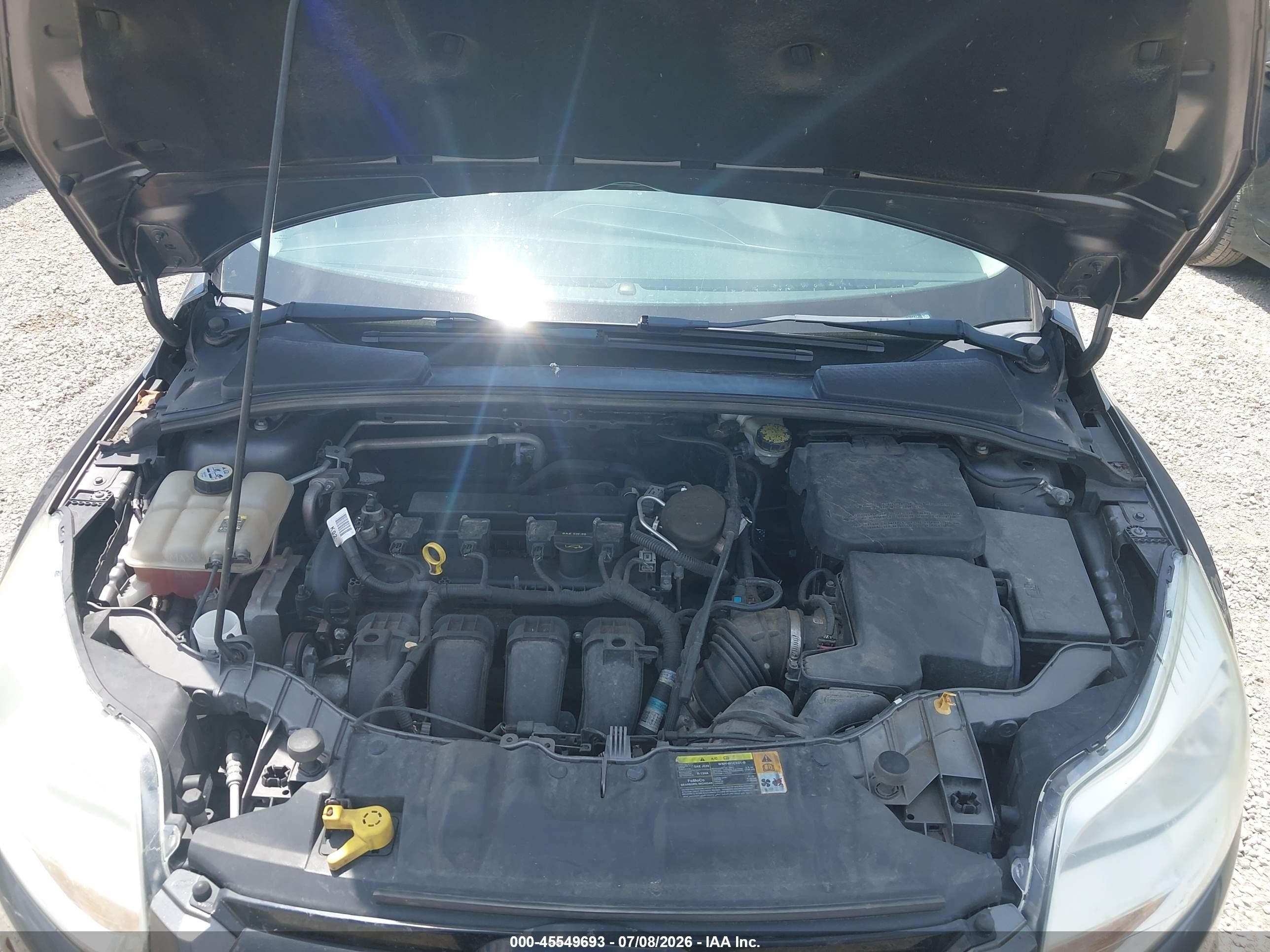 2012 Ford Focus Se Gray vin: 1FAHP3K23CL377719