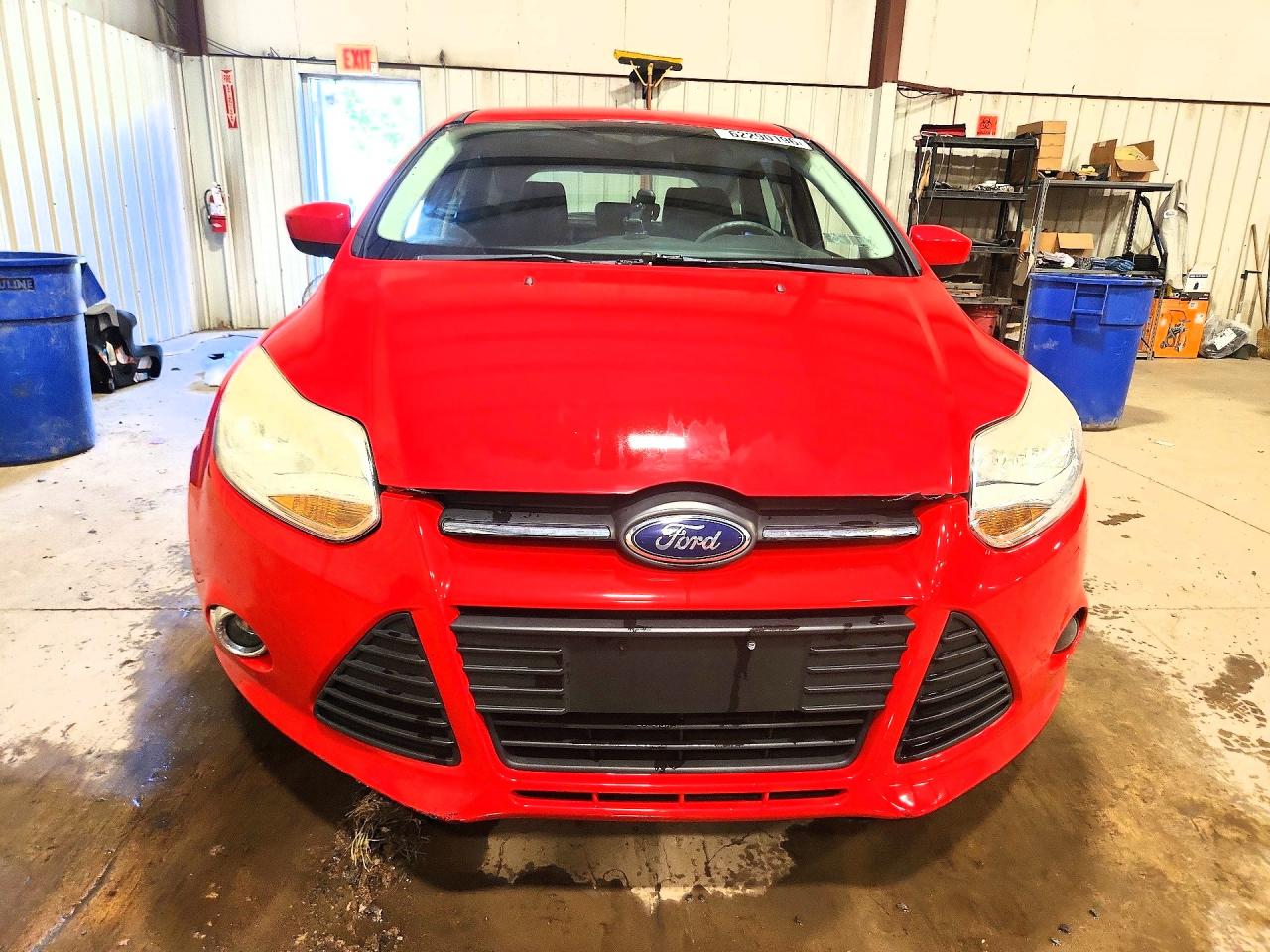 2012 Ford Focus Se Red vin: 1FAHP3K23CL414560