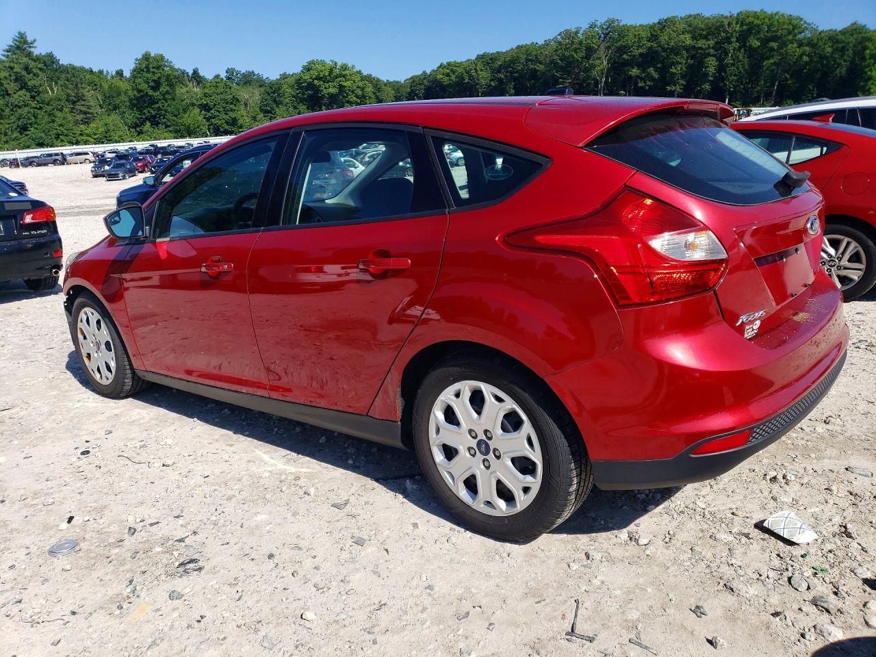 2012 Ford Focus Se Красный vin: 1FAHP3K23CL432296
