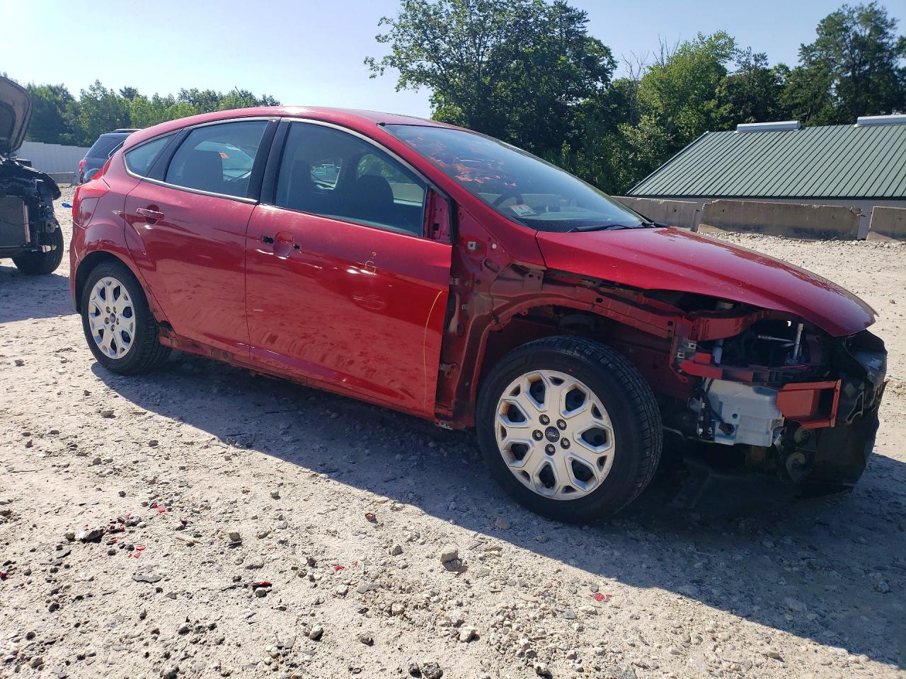 2012 Ford Focus Se Красный vin: 1FAHP3K23CL432296