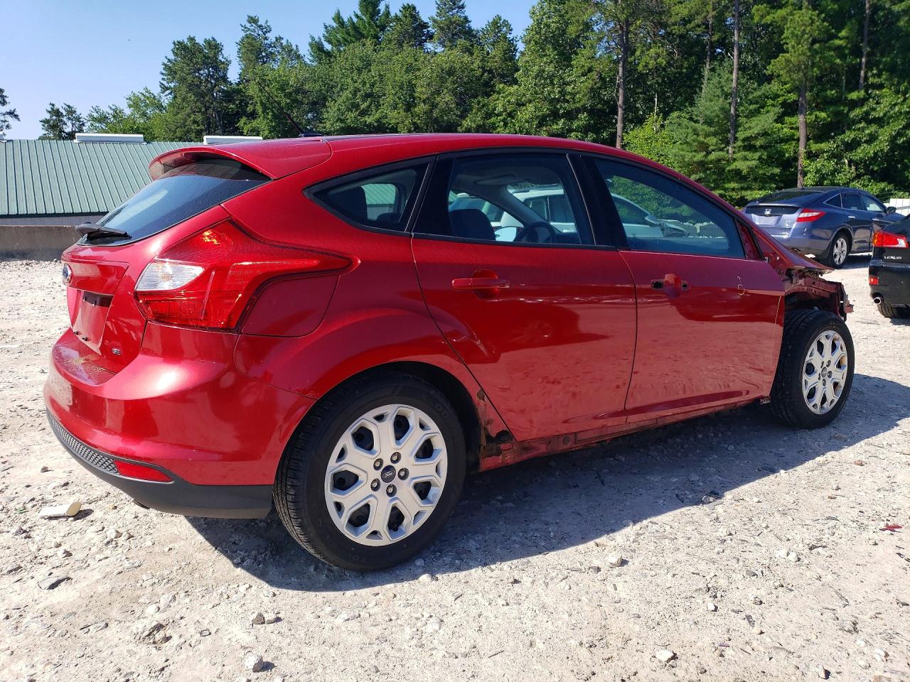 2012 Ford Focus Se Красный vin: 1FAHP3K23CL432296