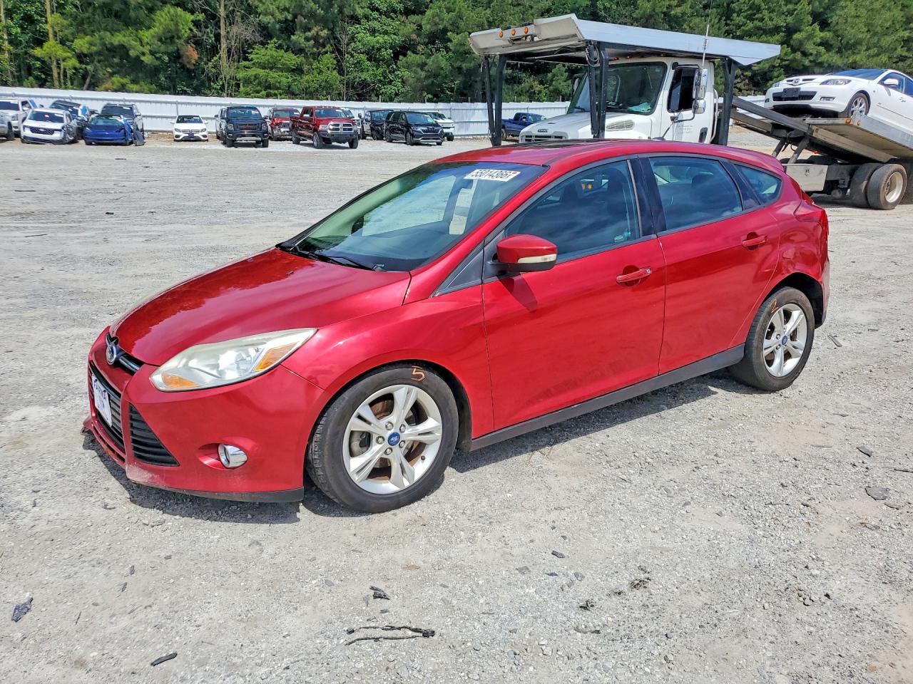 2012 Ford Focus Se Red vin: 1FAHP3K23CL443931