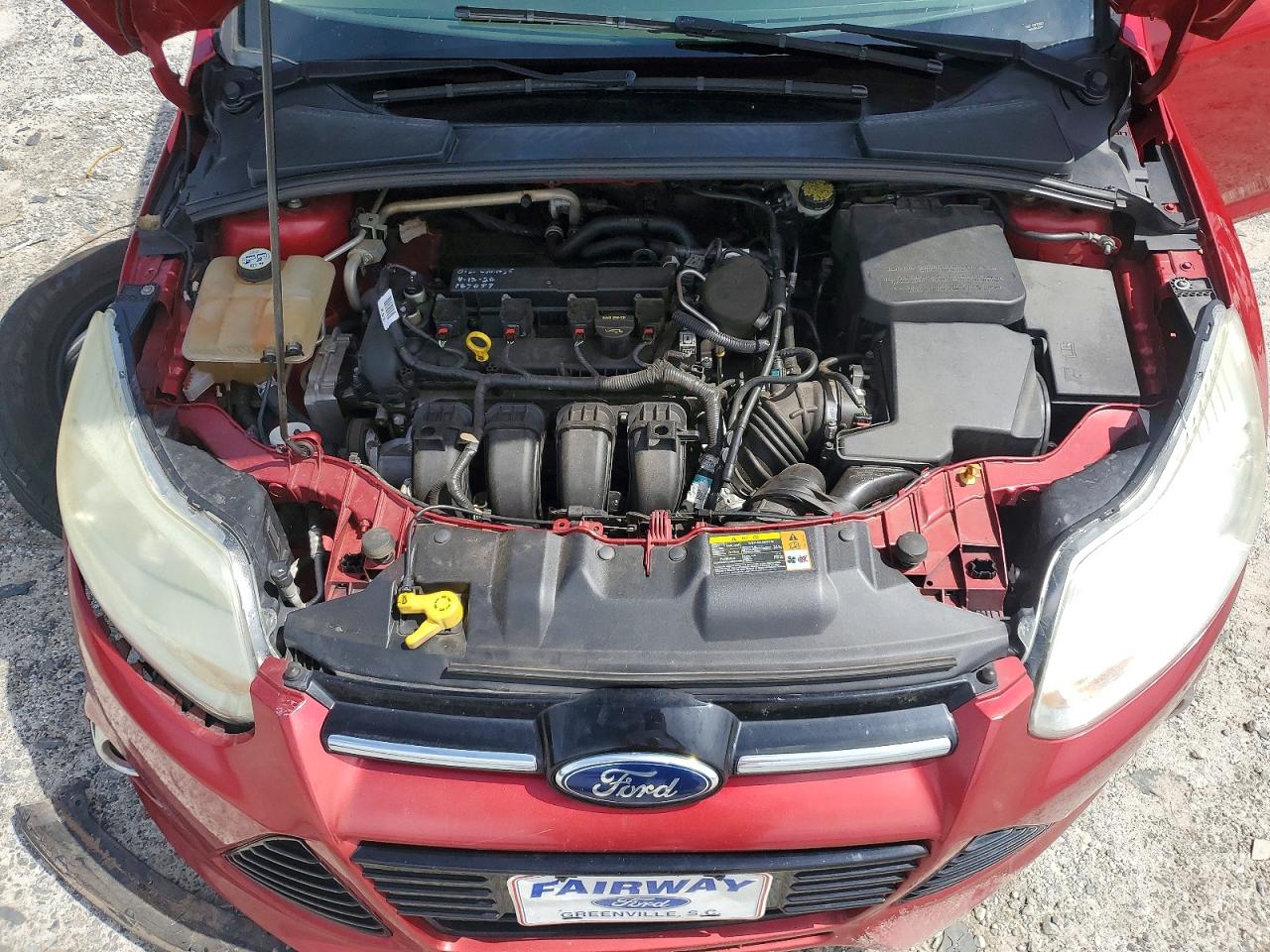 2012 Ford Focus Se Red vin: 1FAHP3K23CL443931