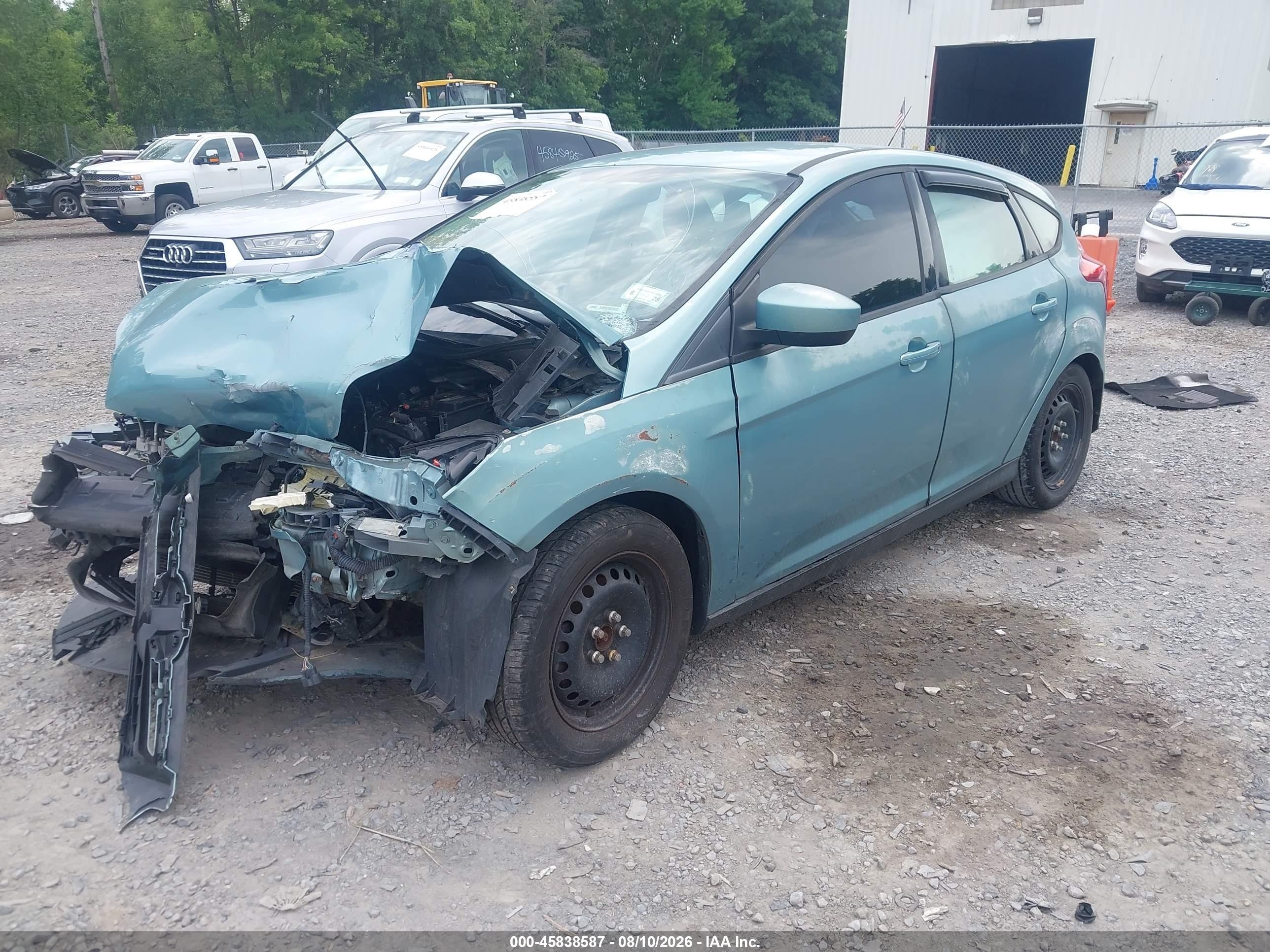 2012 Ford Focus Se Green vin: 1FAHP3K24CL109309