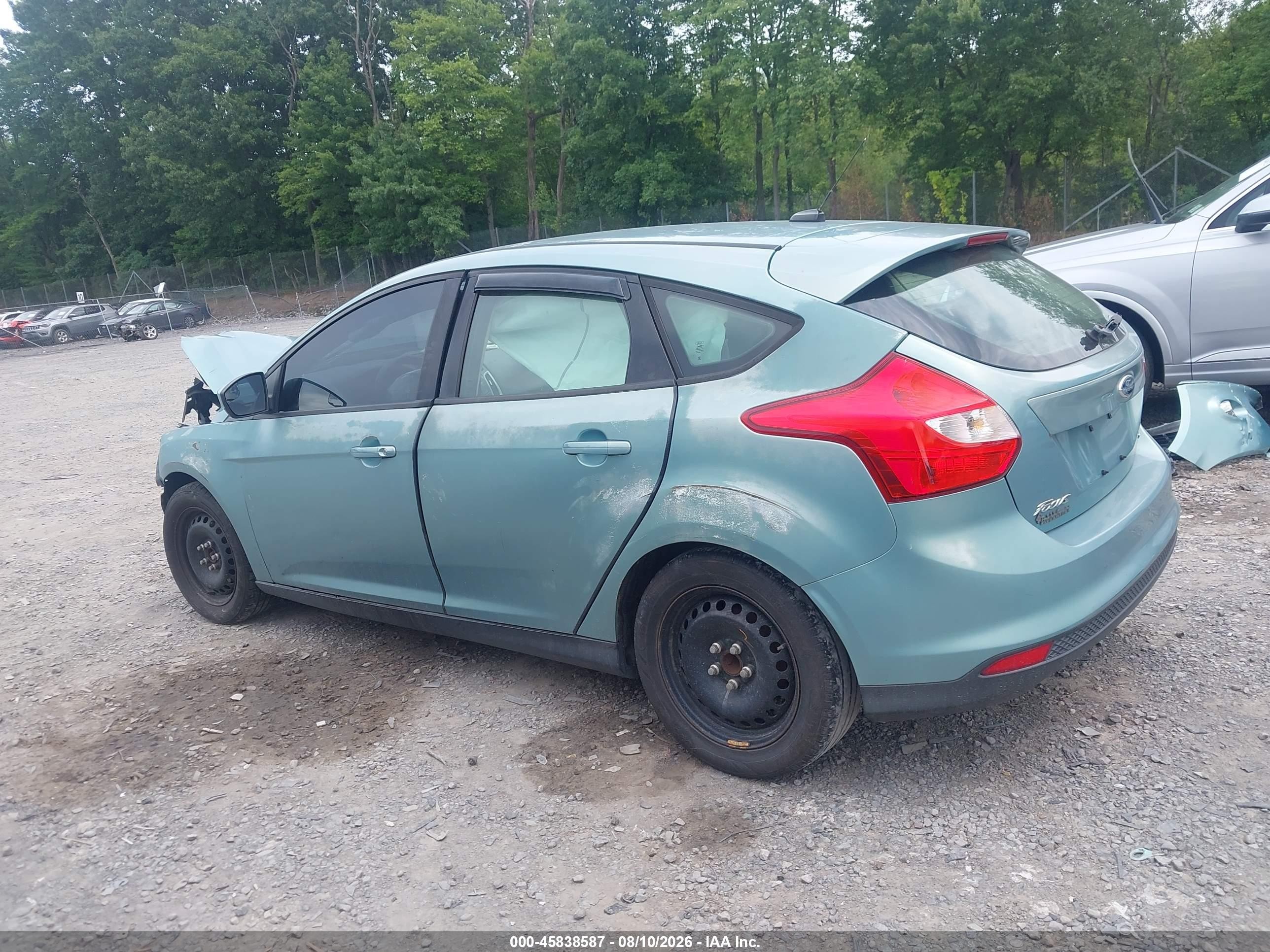 2012 Ford Focus Se Green vin: 1FAHP3K24CL109309
