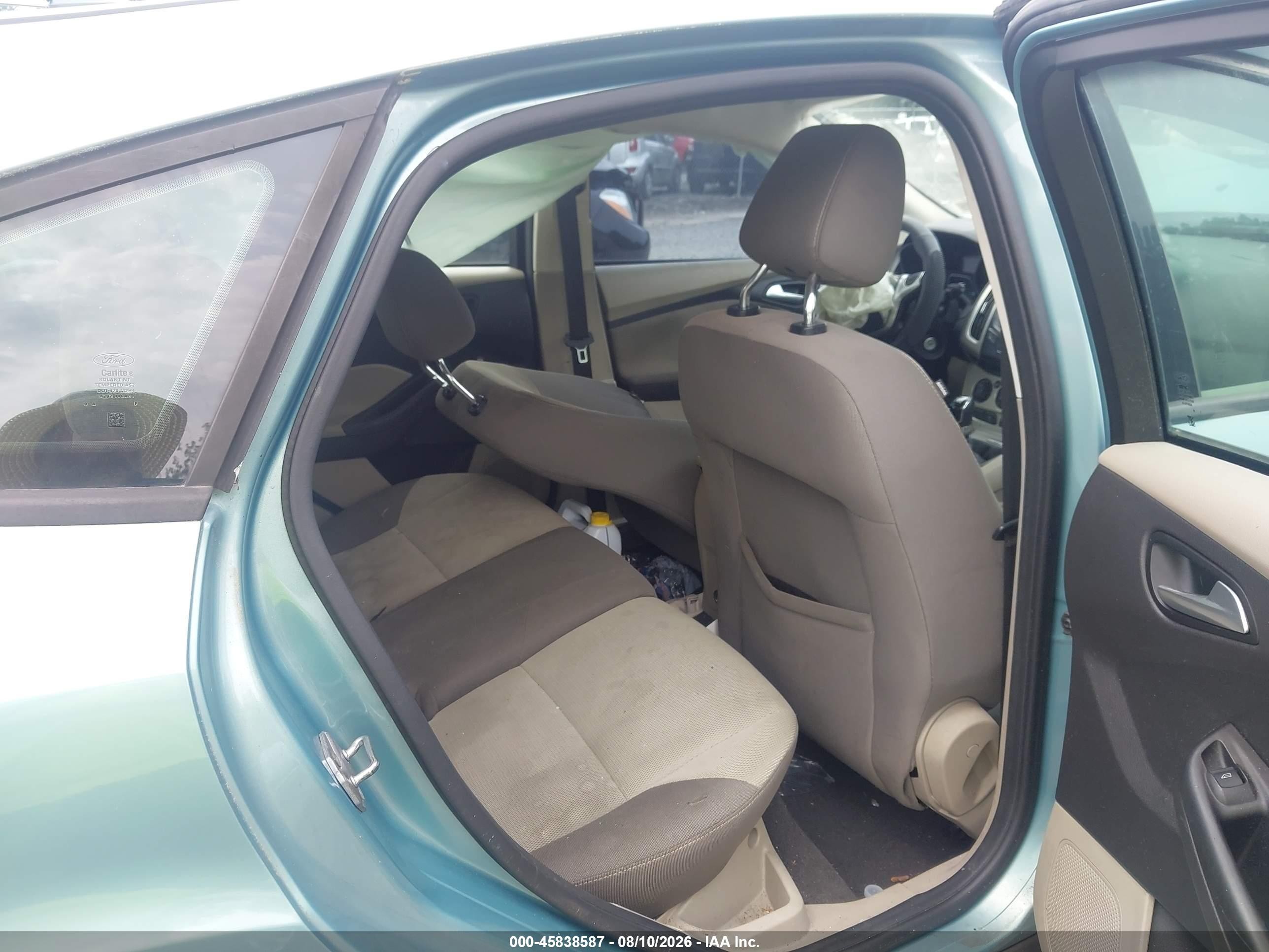 2012 Ford Focus Se Green vin: 1FAHP3K24CL109309