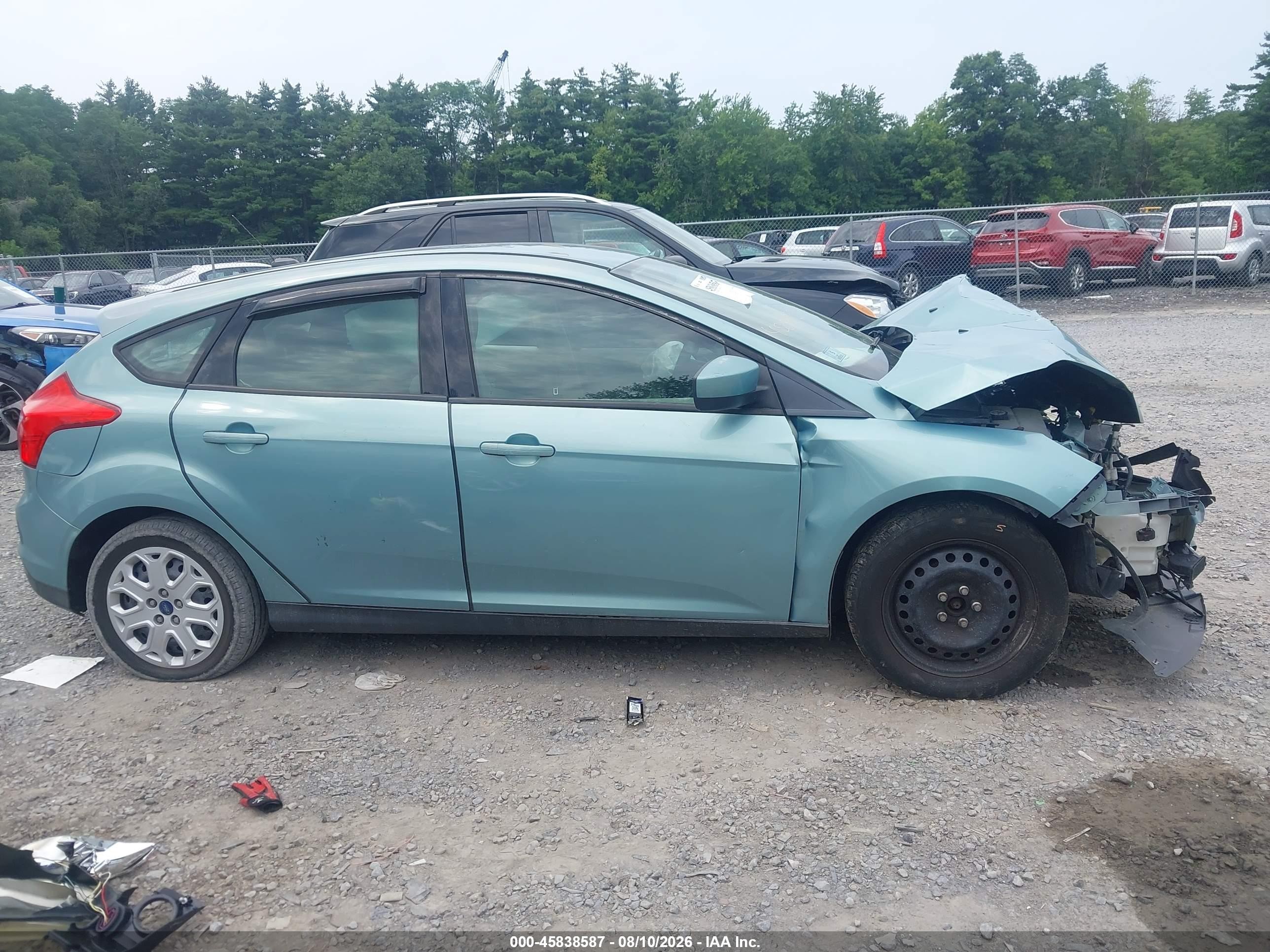 2012 Ford Focus Se Green vin: 1FAHP3K24CL109309