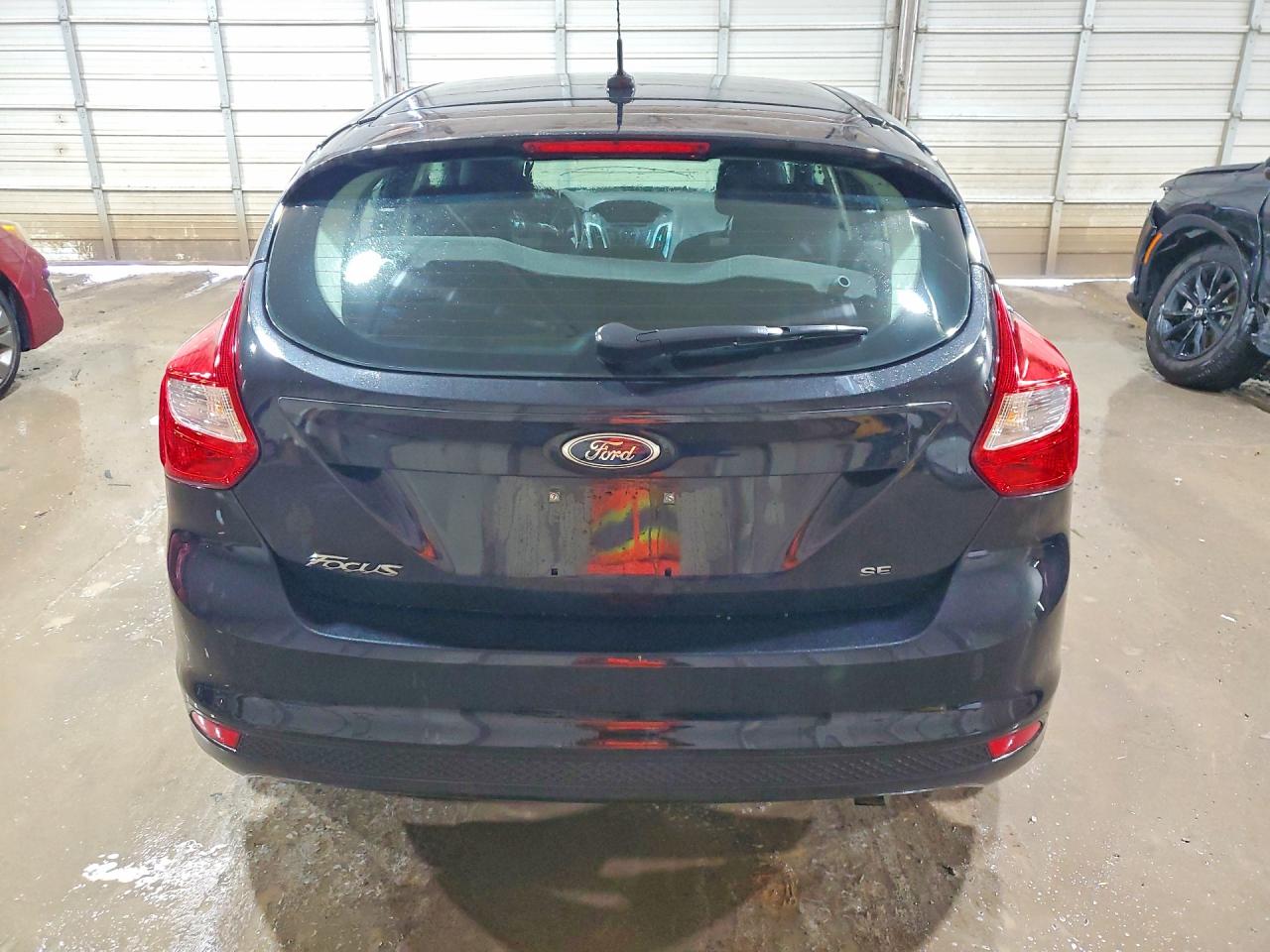 2012 Ford Focus Se Черный vin: 1FAHP3K24CL172541