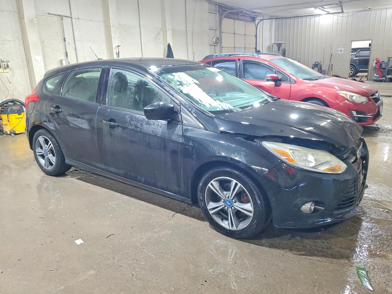 2012 Ford Focus Se Черный vin: 1FAHP3K24CL172541