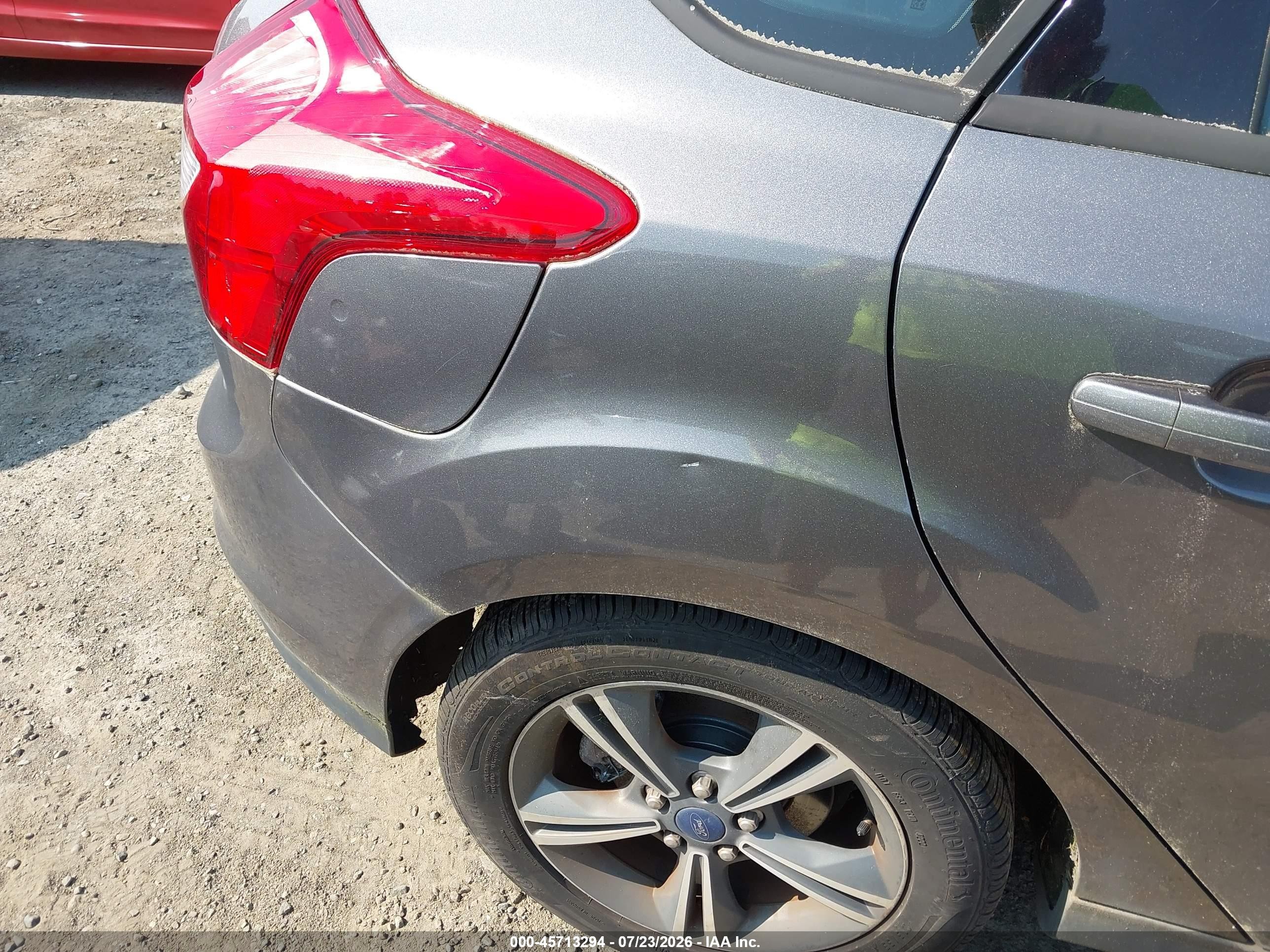 2012 Ford Focus Se Gray vin: 1FAHP3K24CL258304