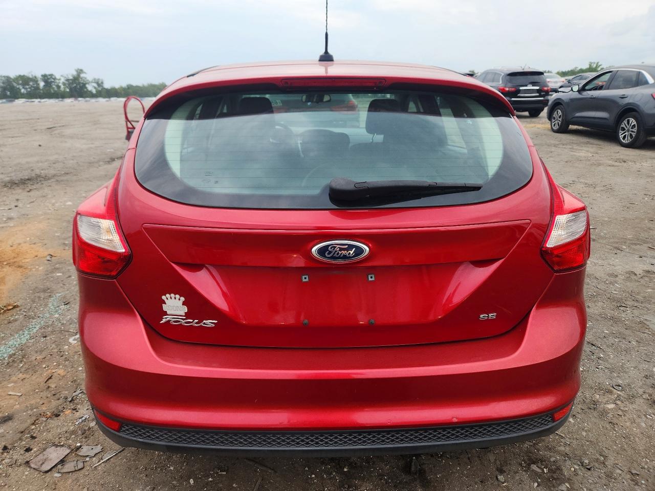 2012 Ford Focus Se Red vin: 1FAHP3K24CL274356