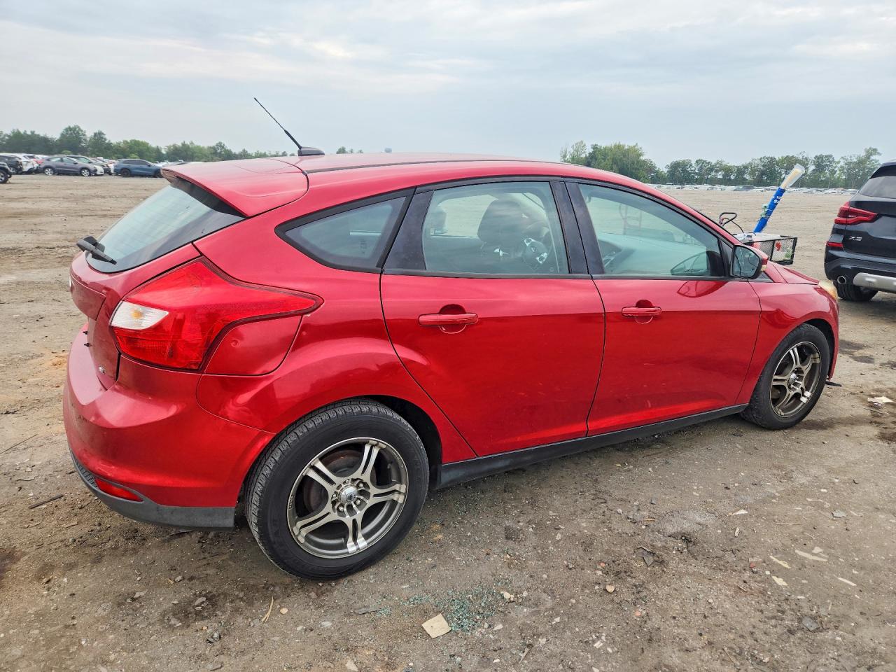 2012 Ford Focus Se Red vin: 1FAHP3K24CL274356