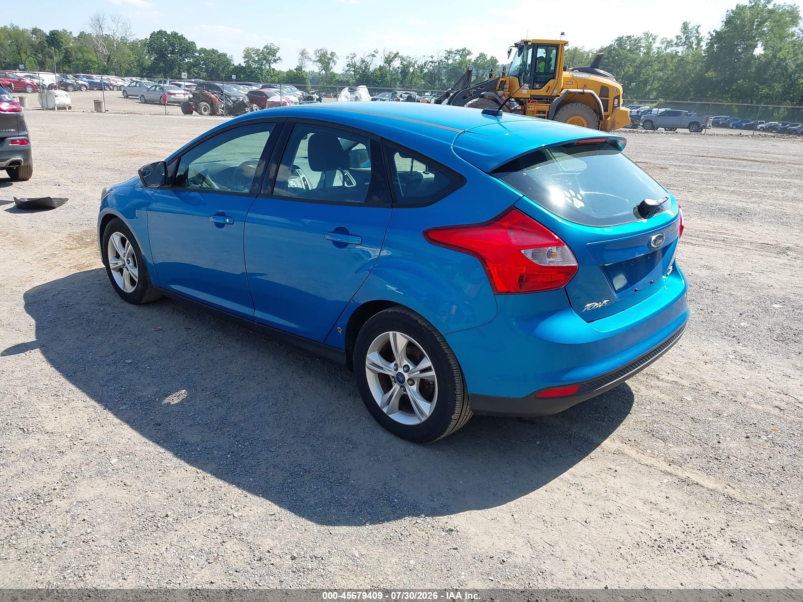 2012 Ford Focus Se Синий vin: 1FAHP3K24CL366275