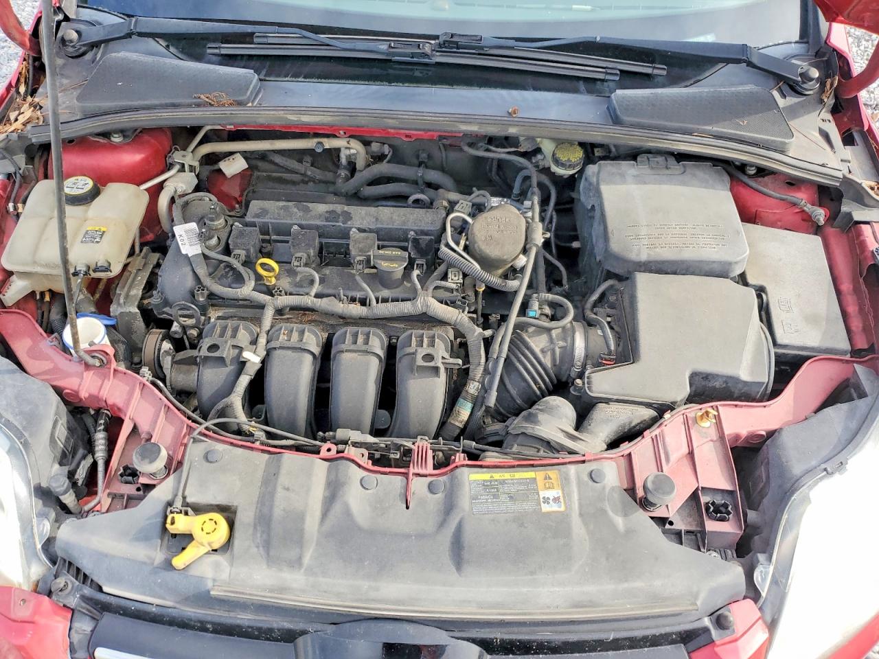 2012 Ford Focus Se Red vin: 1FAHP3K24CL371380