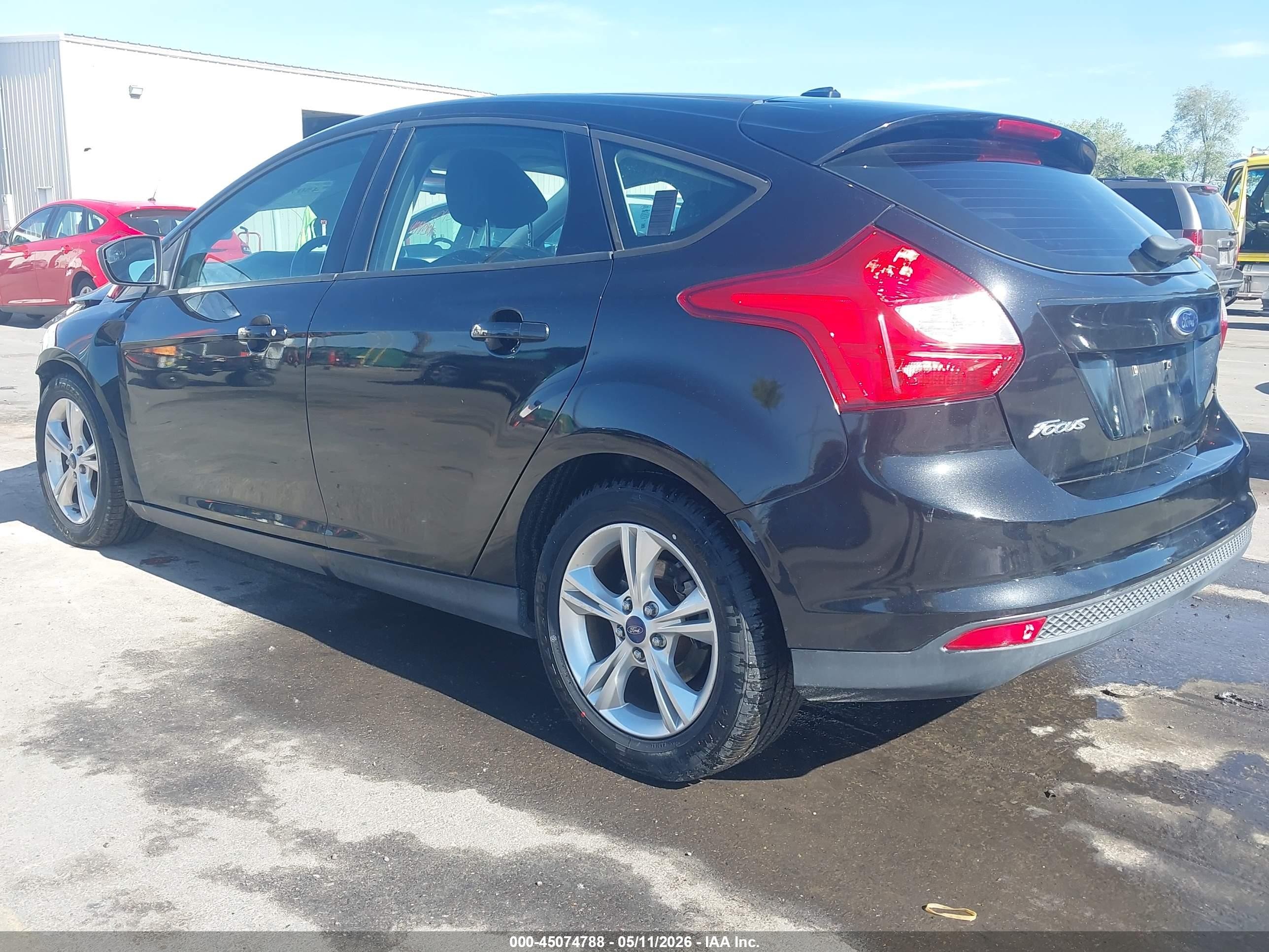 2012 Ford Focus Se Black vin: 1FAHP3K24CL410565