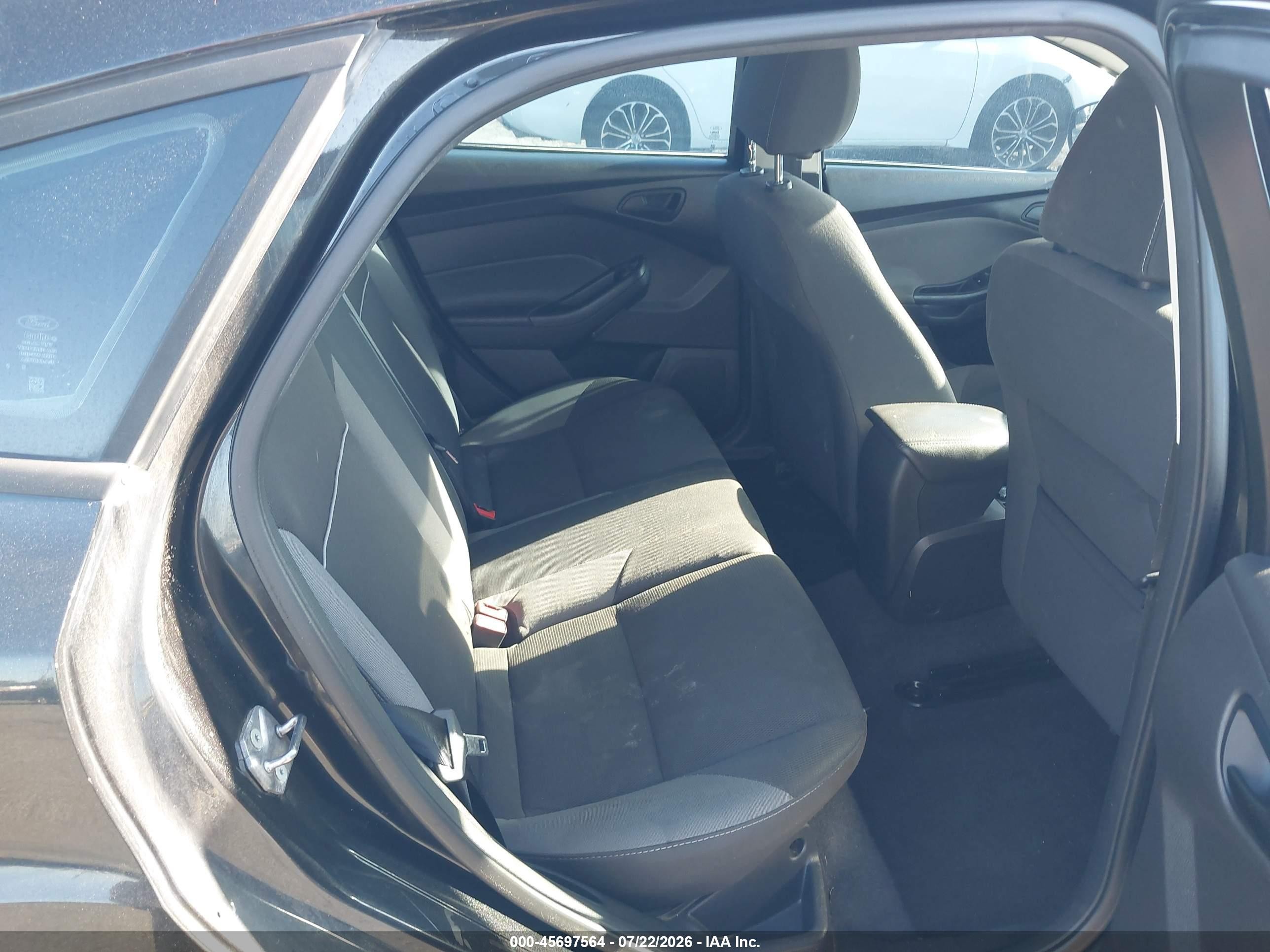 2012 Ford Focus Se Black vin: 1FAHP3K24CL417208
