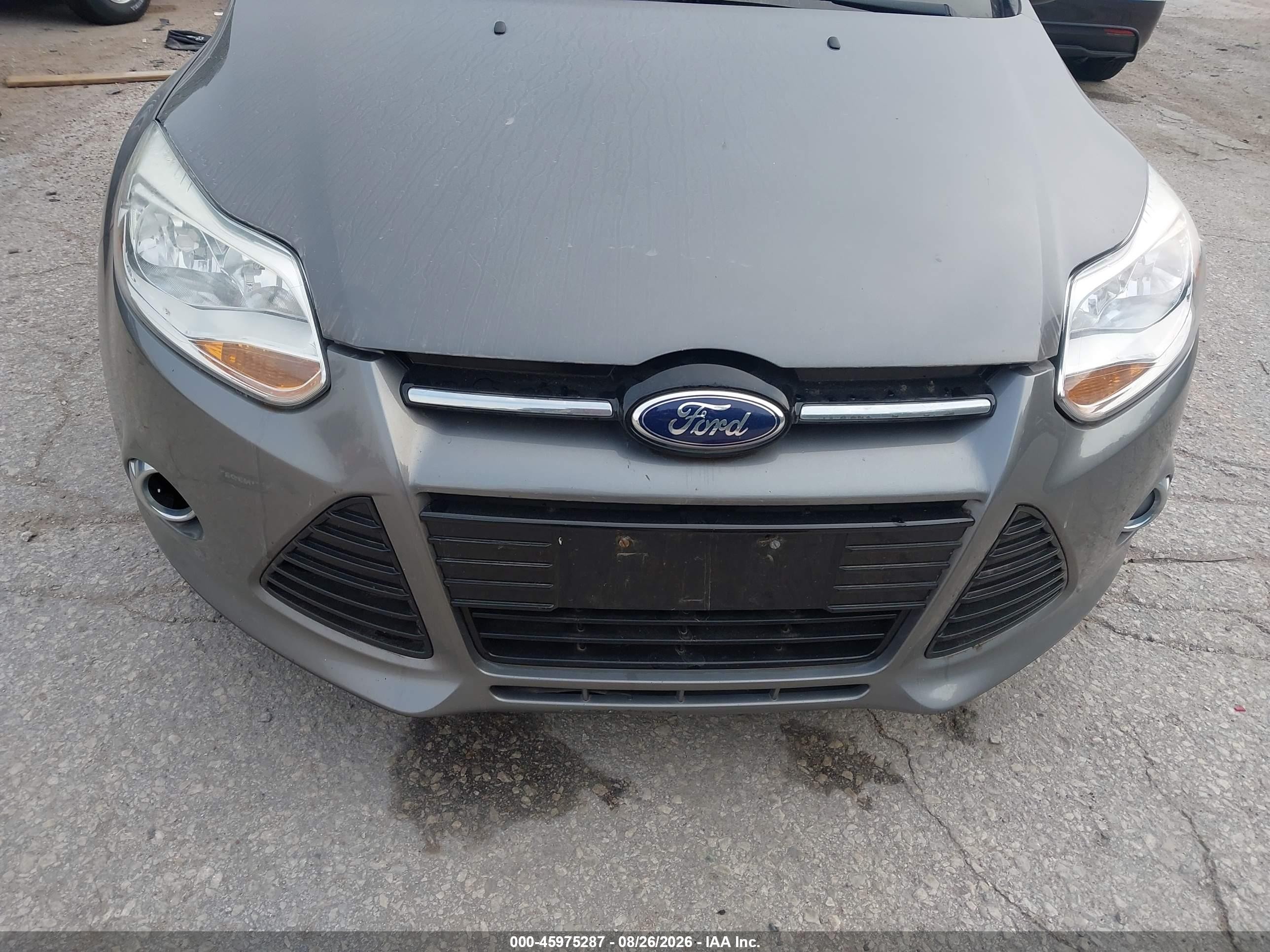 2012 Ford Focus Se Gray vin: 1FAHP3K24CL435336