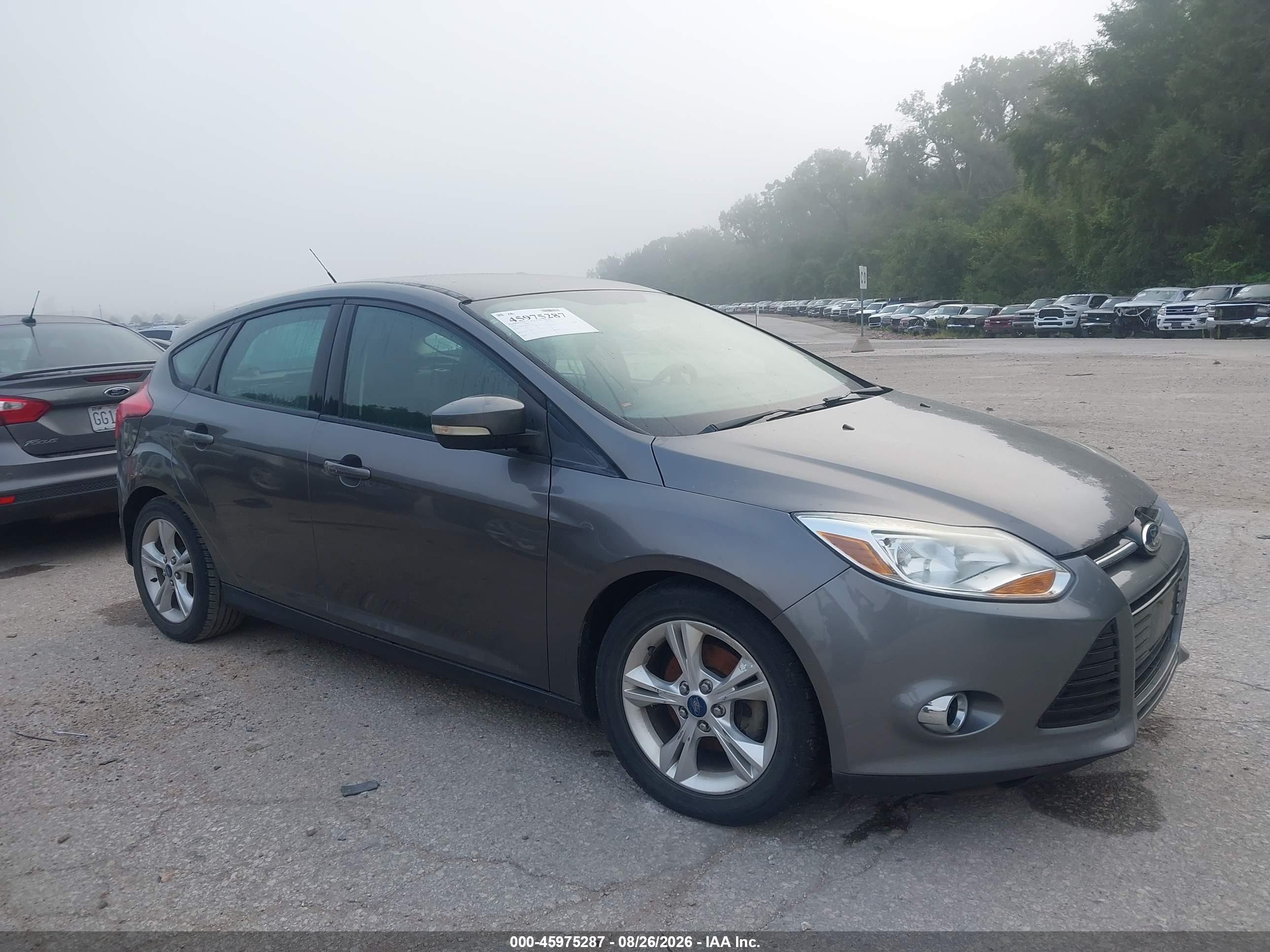 2012 Ford Focus Se Gray vin: 1FAHP3K24CL435336