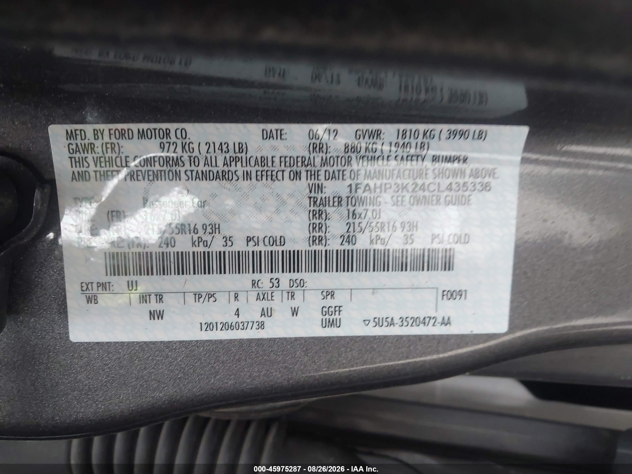 2012 Ford Focus Se Gray vin: 1FAHP3K24CL435336