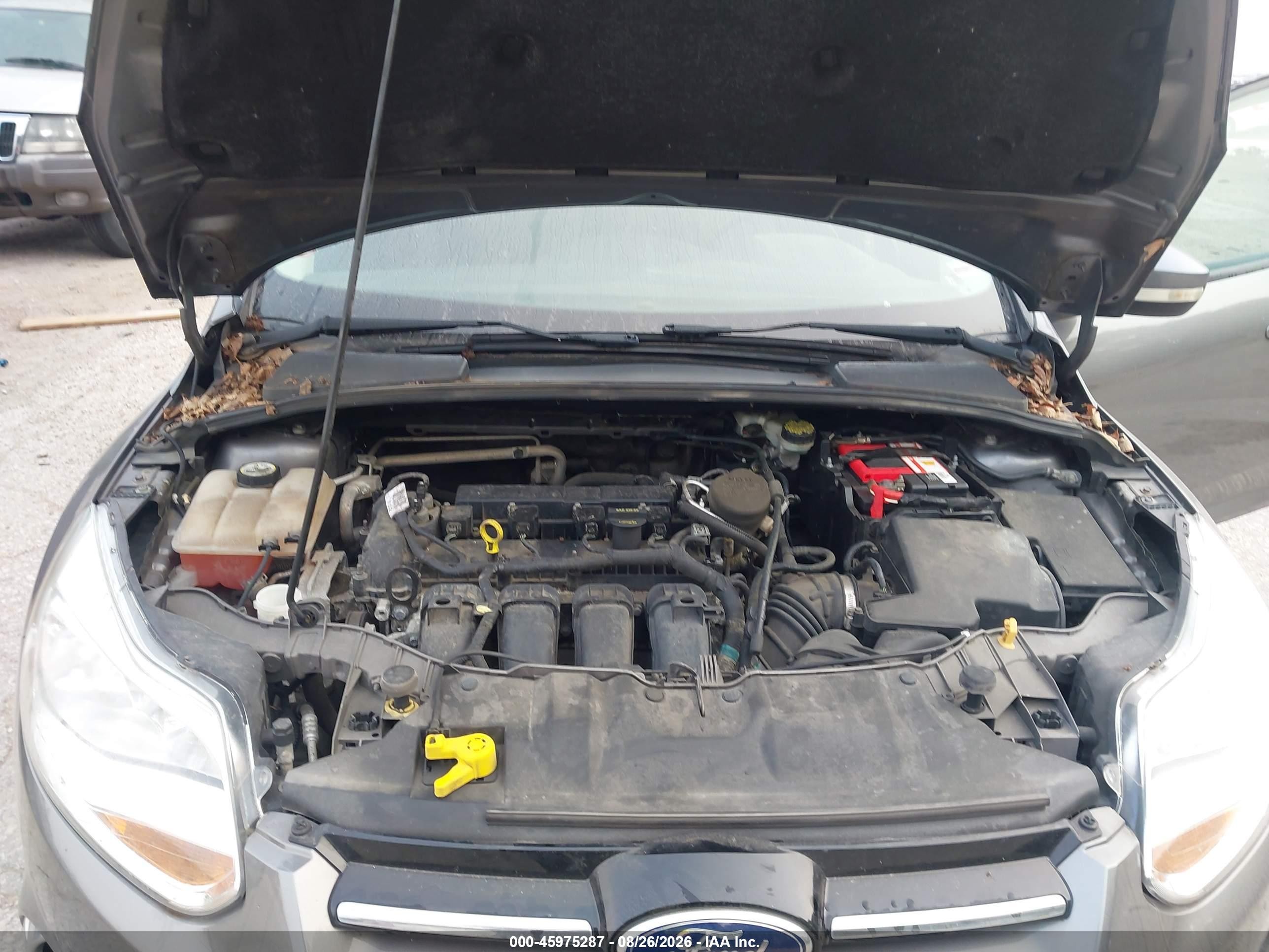 2012 Ford Focus Se Gray vin: 1FAHP3K24CL435336