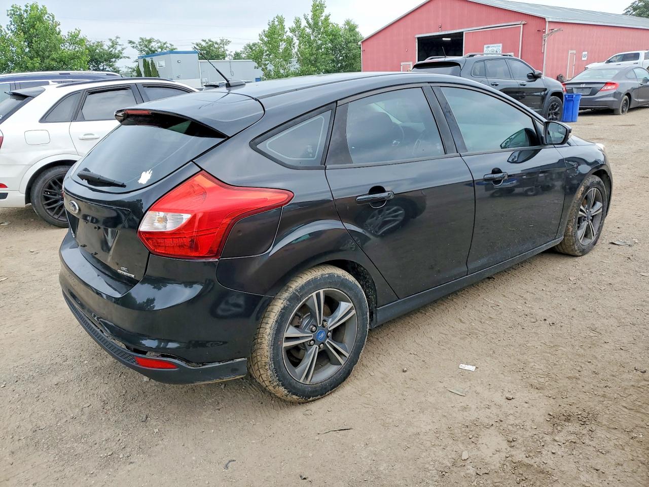 2012 Ford Focus Se Black vin: 1FAHP3K24CL459670