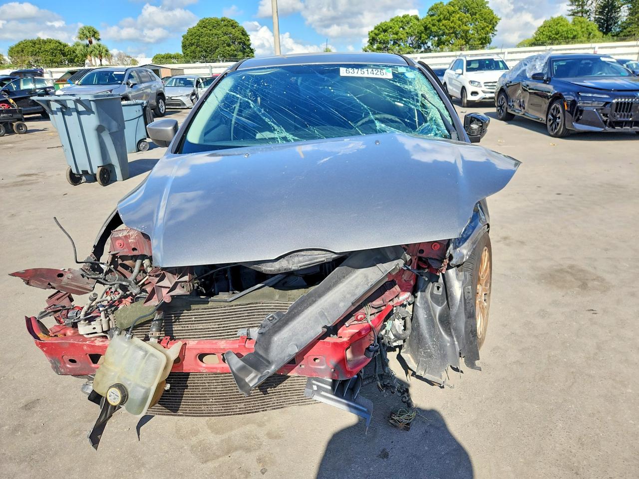 2012 Ford Focus Se Gray vin: 1FAHP3K25CL147079