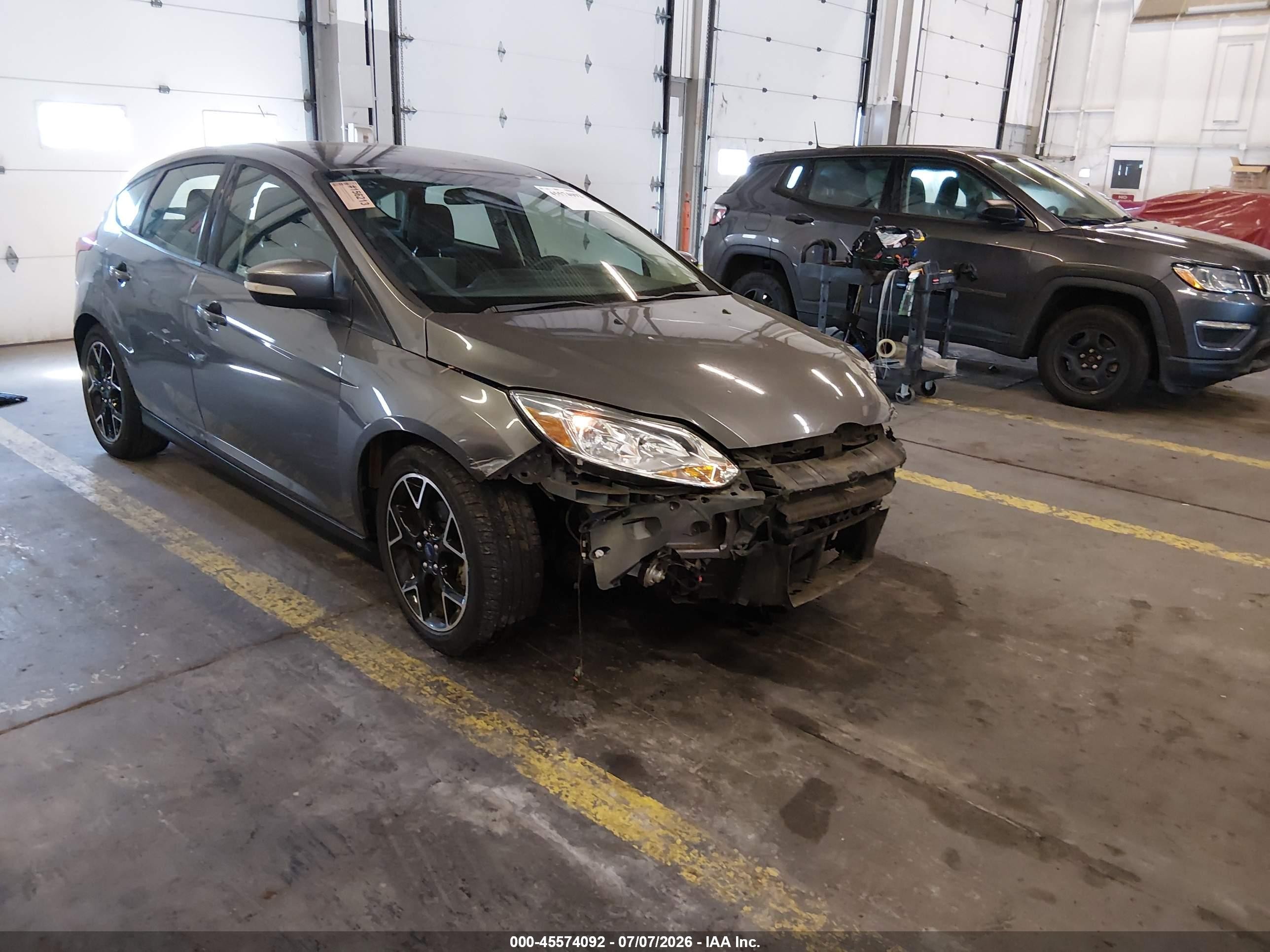 2012 Ford Focus Se Gray vin: 1FAHP3K25CL216059