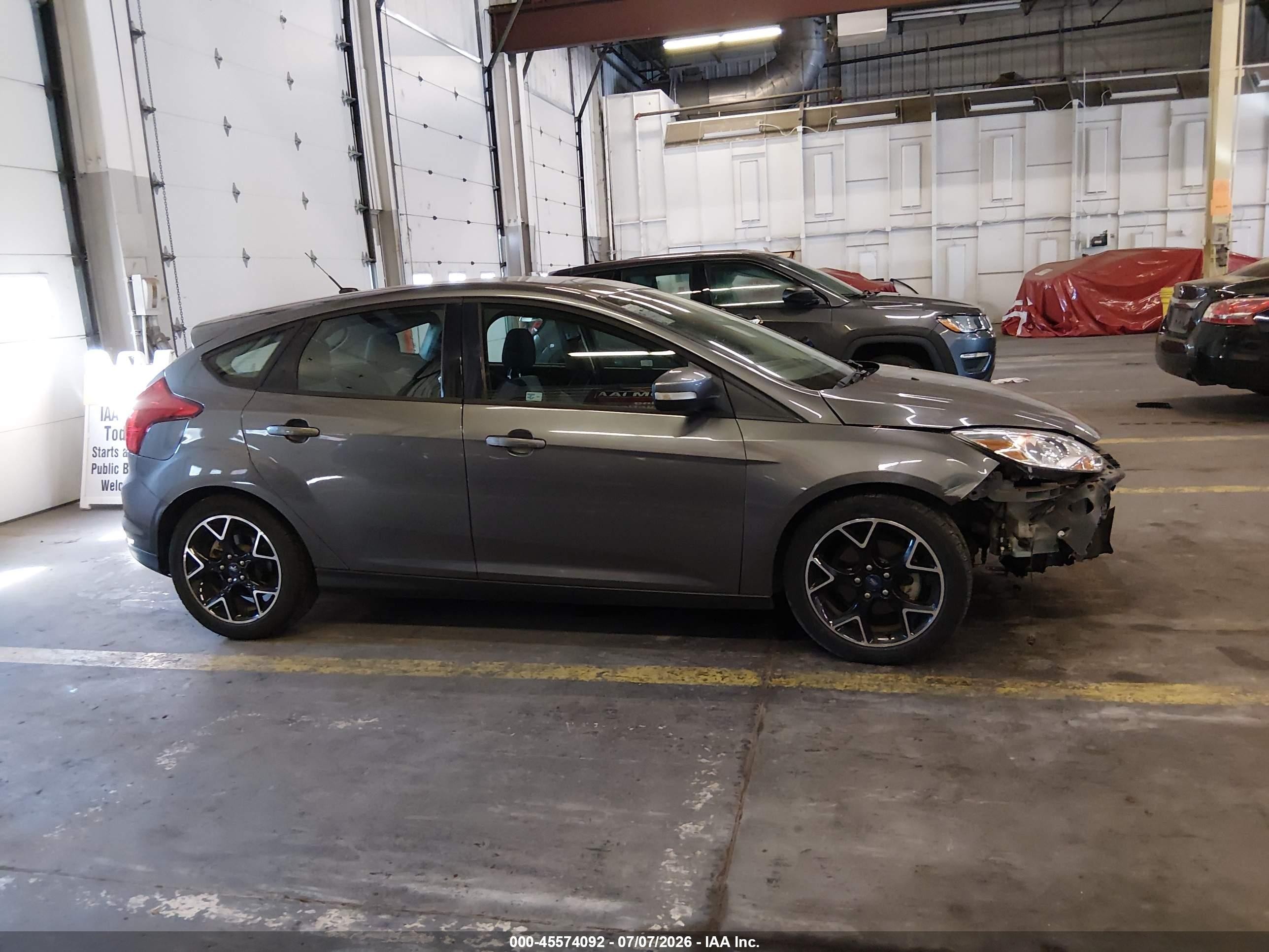 2012 Ford Focus Se Gray vin: 1FAHP3K25CL216059