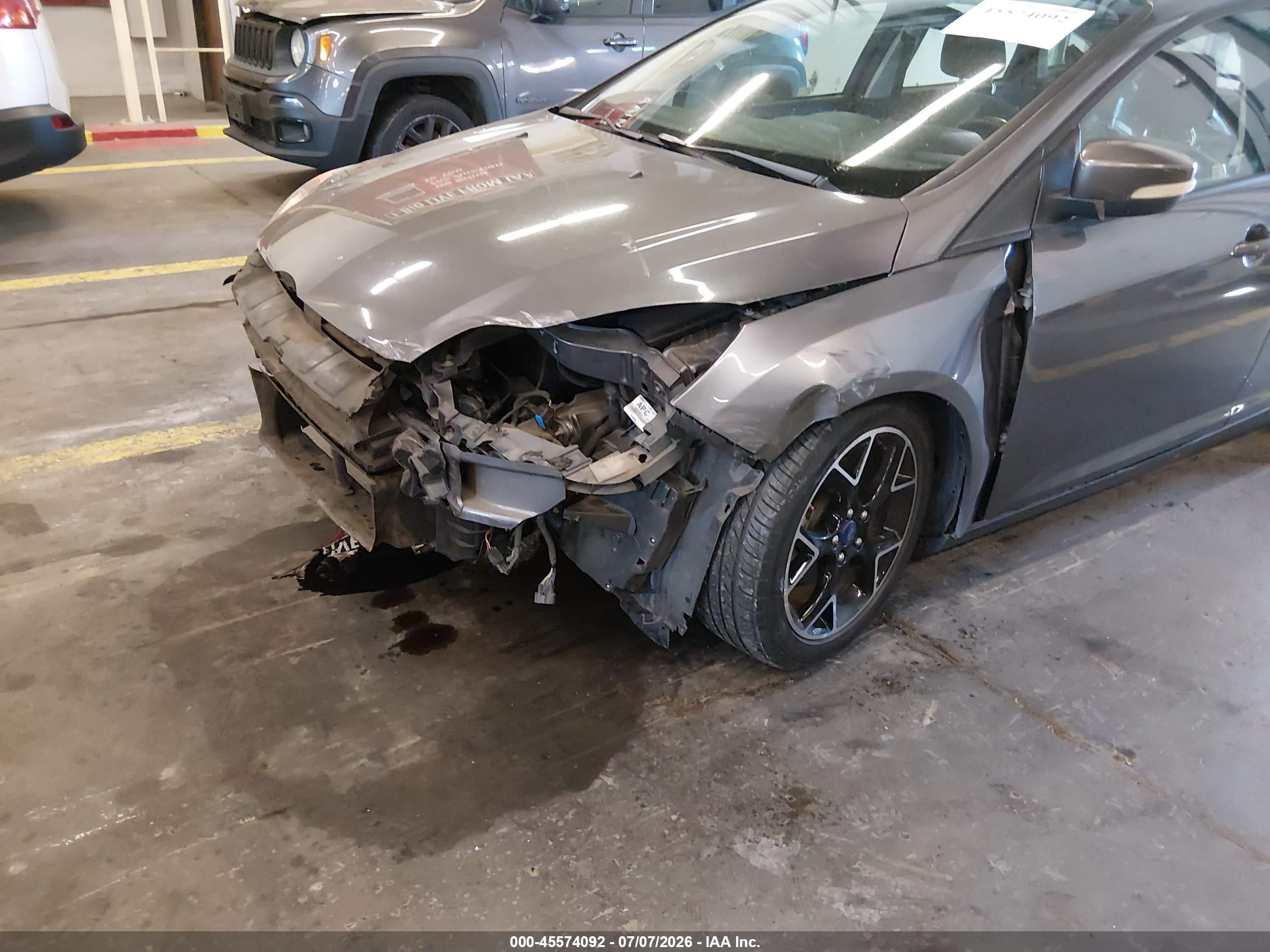 2012 Ford Focus Se Gray vin: 1FAHP3K25CL216059