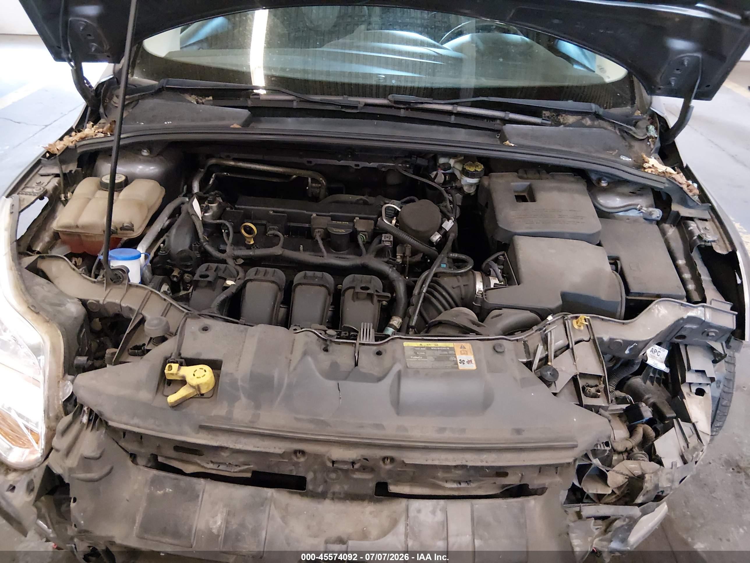 2012 Ford Focus Se Gray vin: 1FAHP3K25CL216059