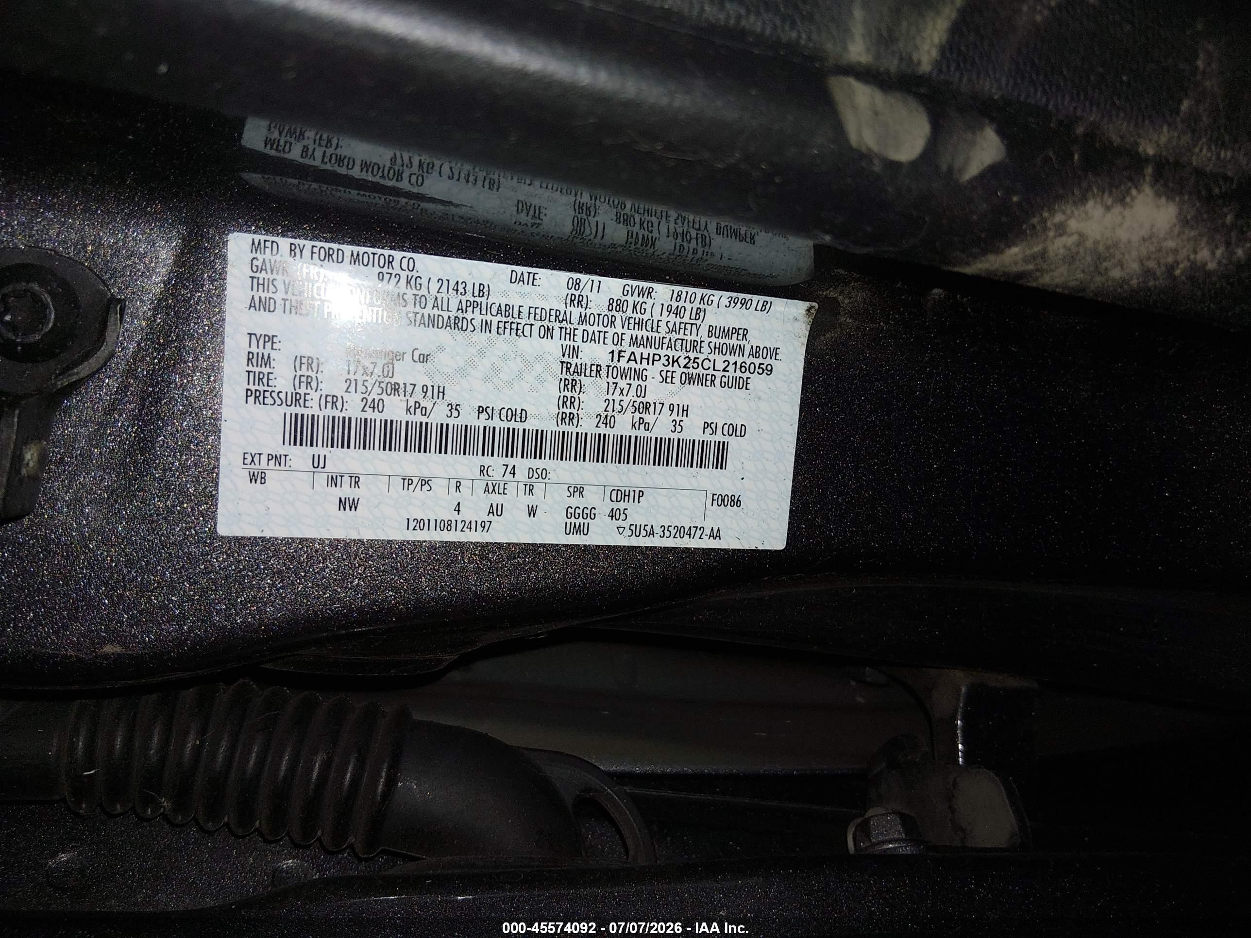 2012 Ford Focus Se Gray vin: 1FAHP3K25CL216059