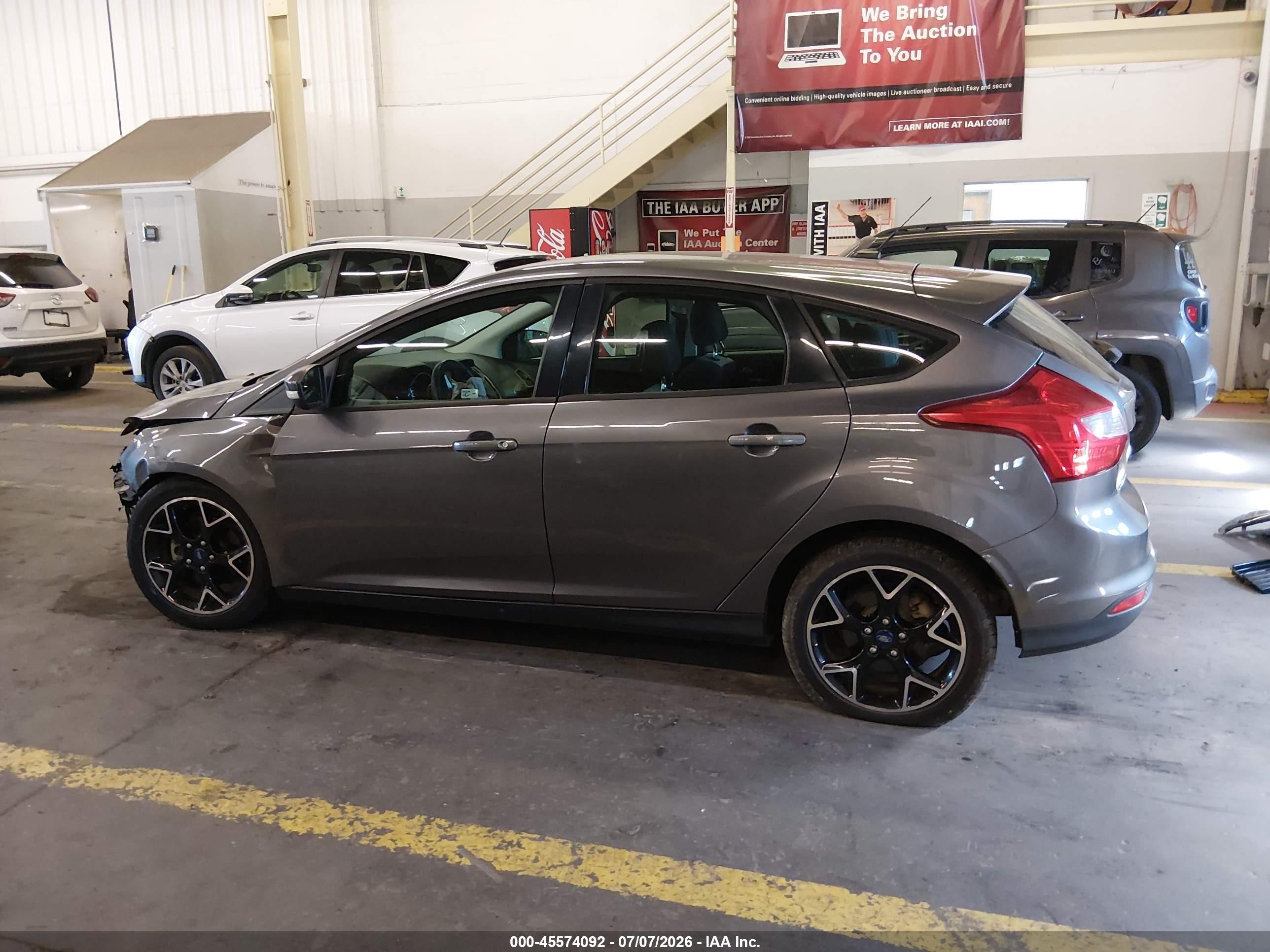 2012 Ford Focus Se Gray vin: 1FAHP3K25CL216059