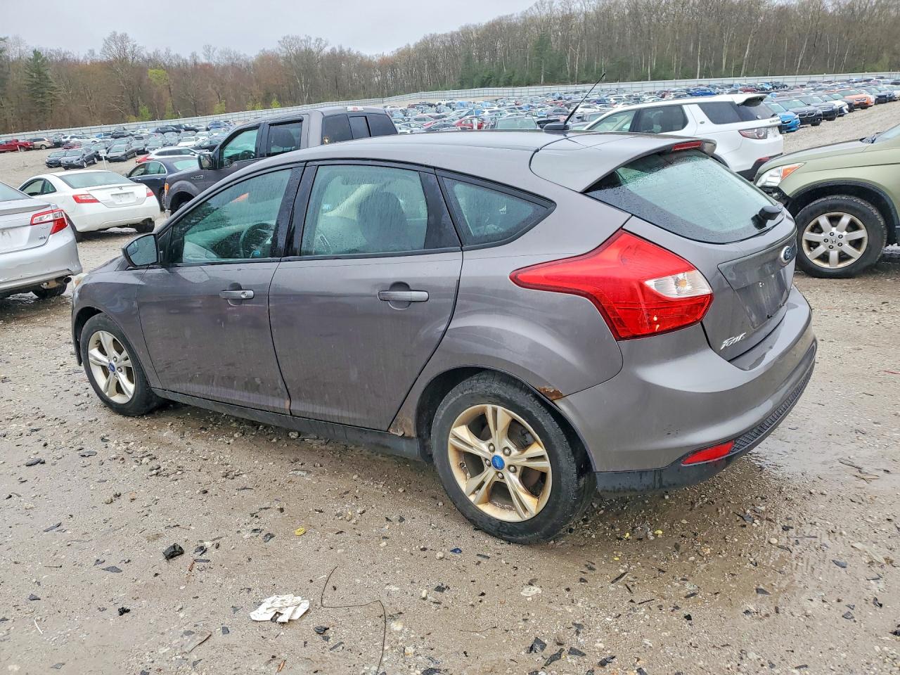 2012 Ford Focus Se Gray vin: 1FAHP3K25CL229202