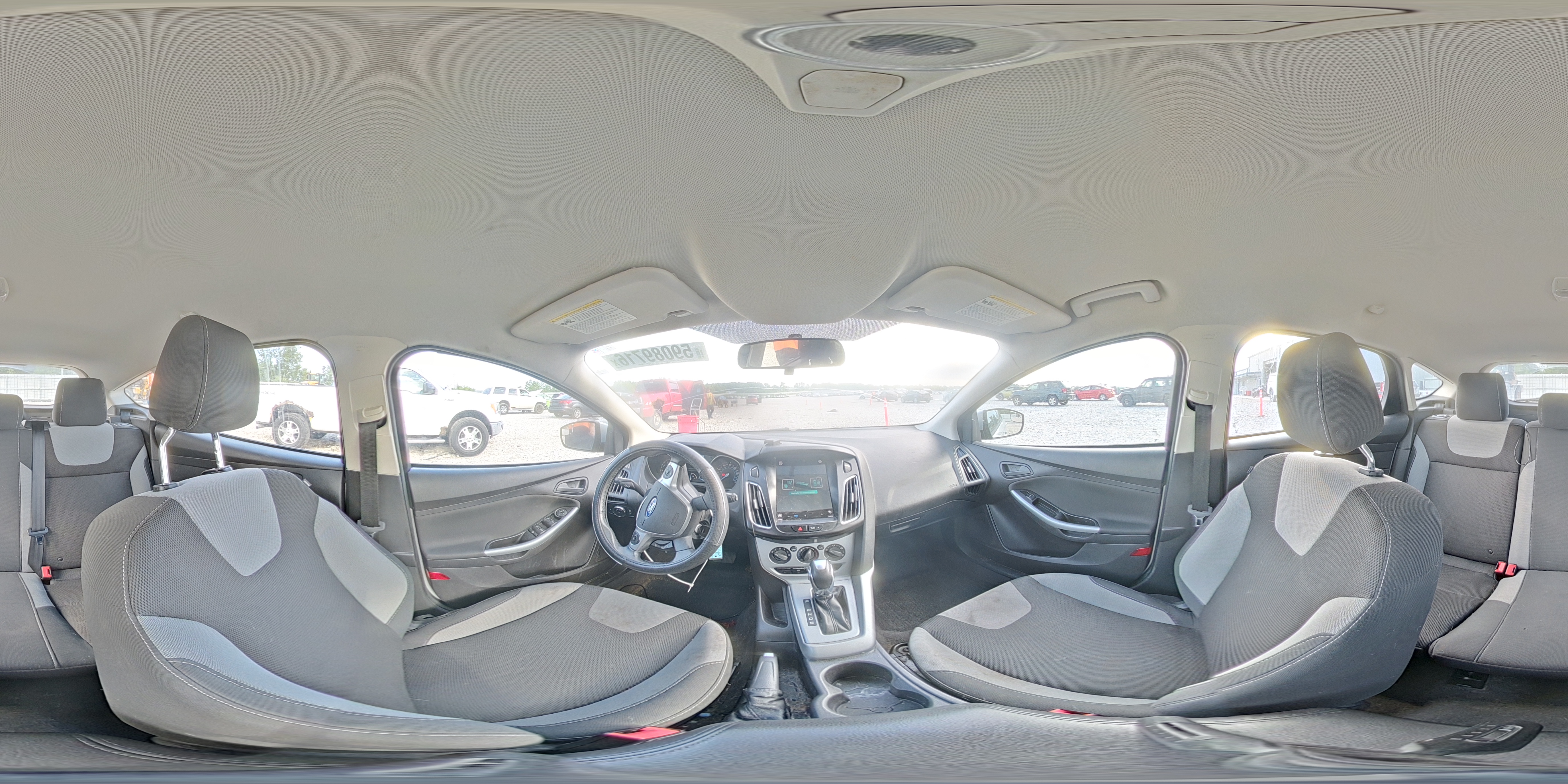 2012 Ford Focus Se Silver vin: 1FAHP3K25CL234688