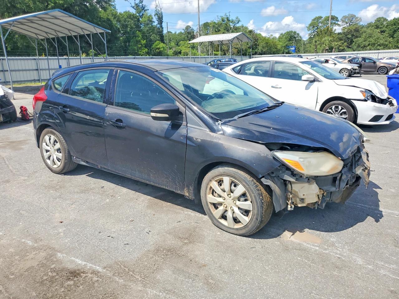 2012 Ford Focus Se Black vin: 1FAHP3K25CL269991