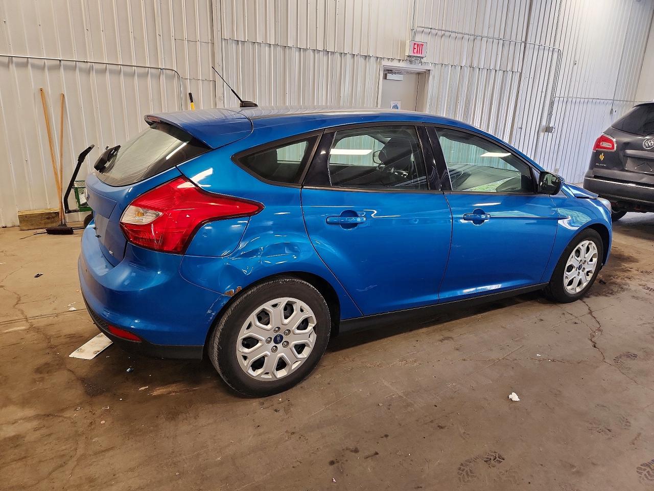 2012 Ford Focus Se Blue vin: 1FAHP3K25CL282532