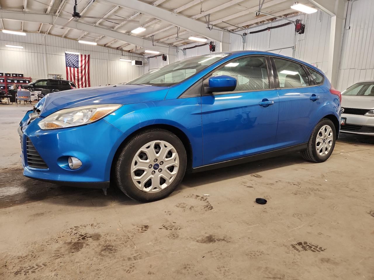2012 Ford Focus Se Blue vin: 1FAHP3K25CL282532