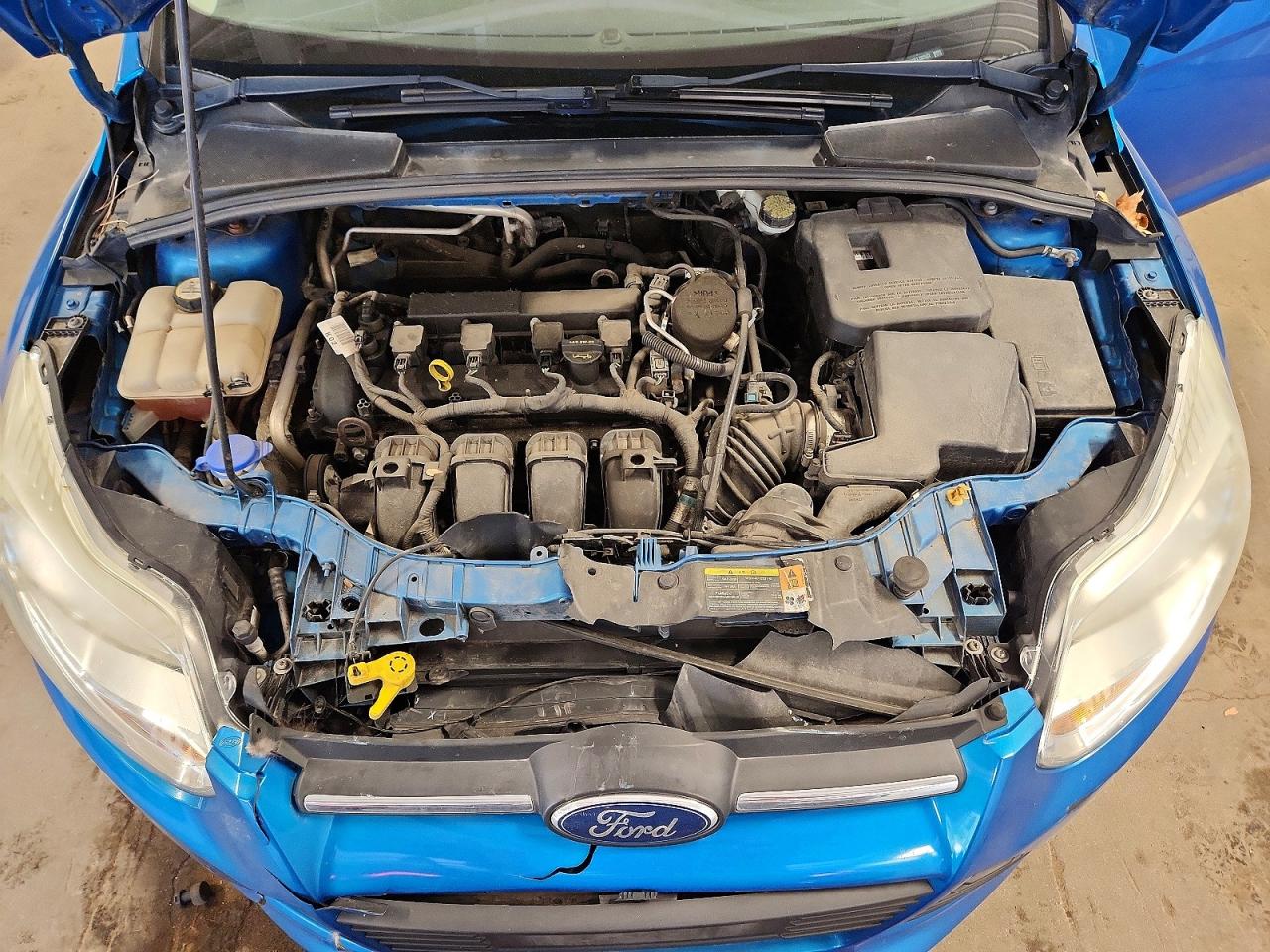 2012 Ford Focus Se Blue vin: 1FAHP3K25CL282532