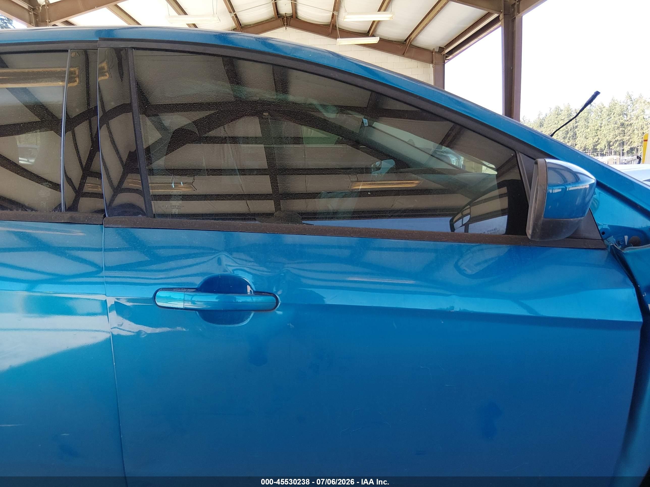 2012 Ford Focus Se Синий vin: 1FAHP3K25CL290923
