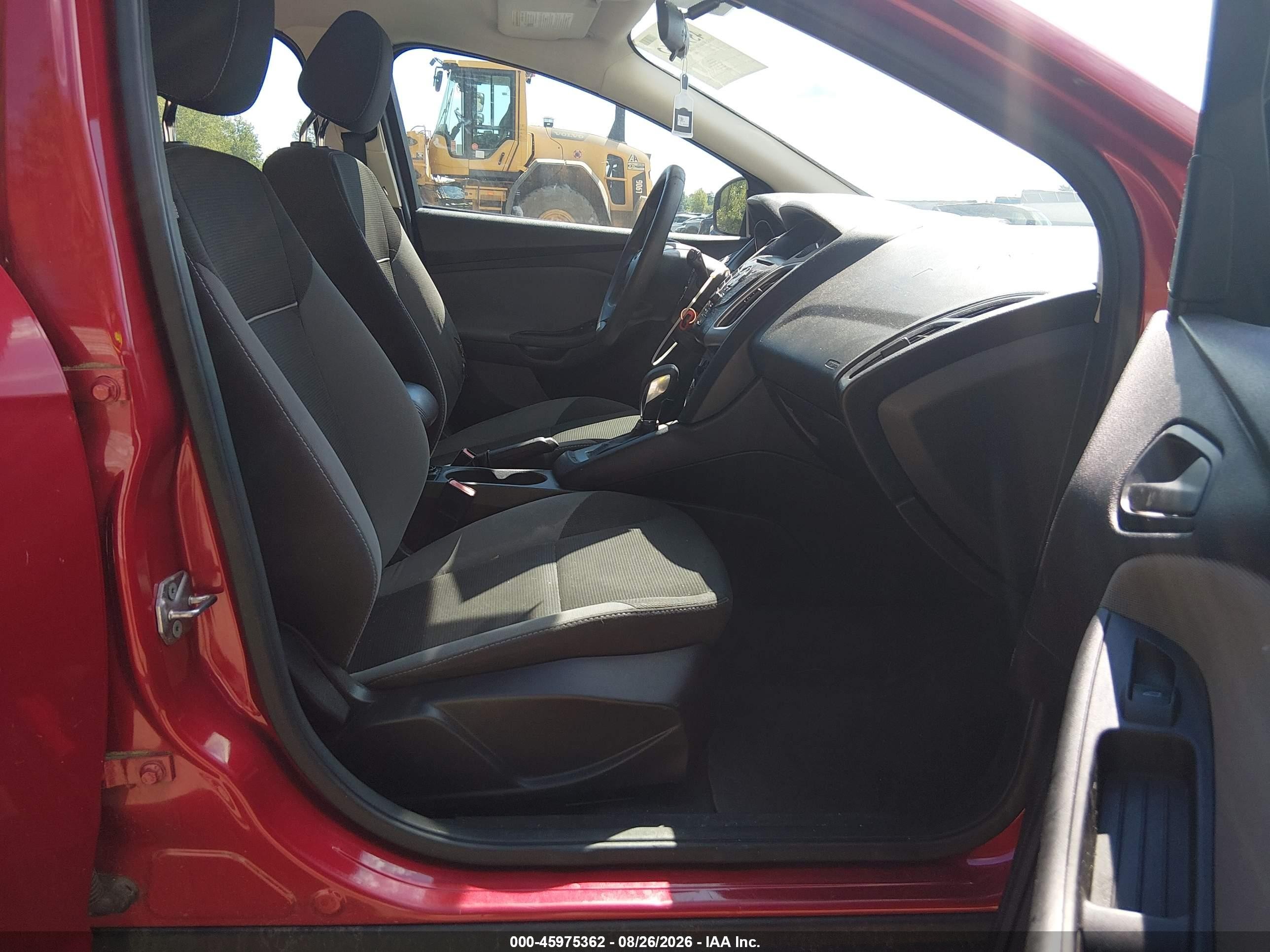 2012 Ford Focus Se Red vin: 1FAHP3K25CL306652