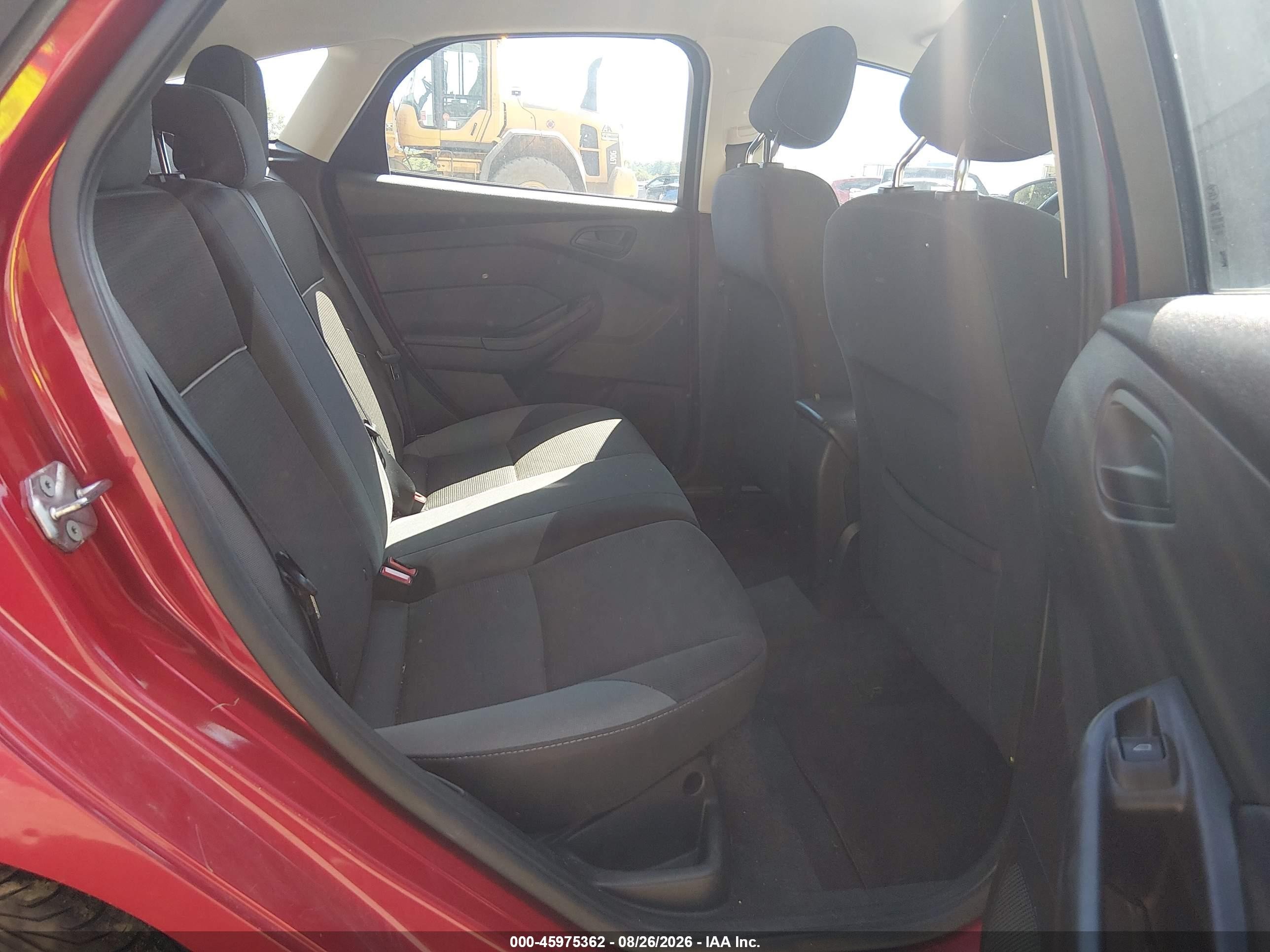 2012 Ford Focus Se Red vin: 1FAHP3K25CL306652