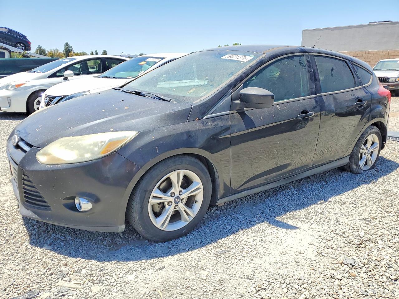 2012 Ford Focus Se Black vin: 1FAHP3K25CL343233
