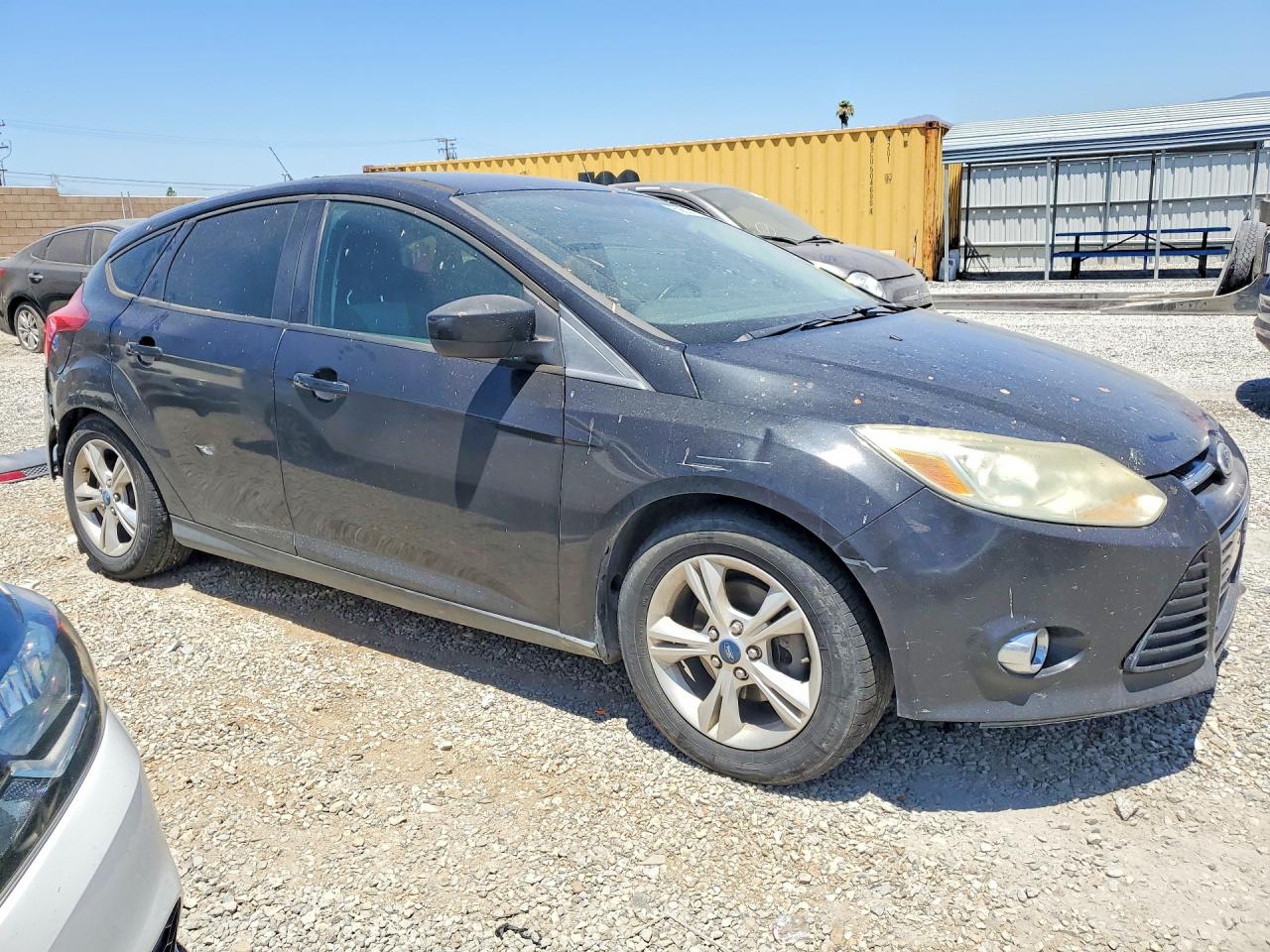 2012 Ford Focus Se Black vin: 1FAHP3K25CL343233