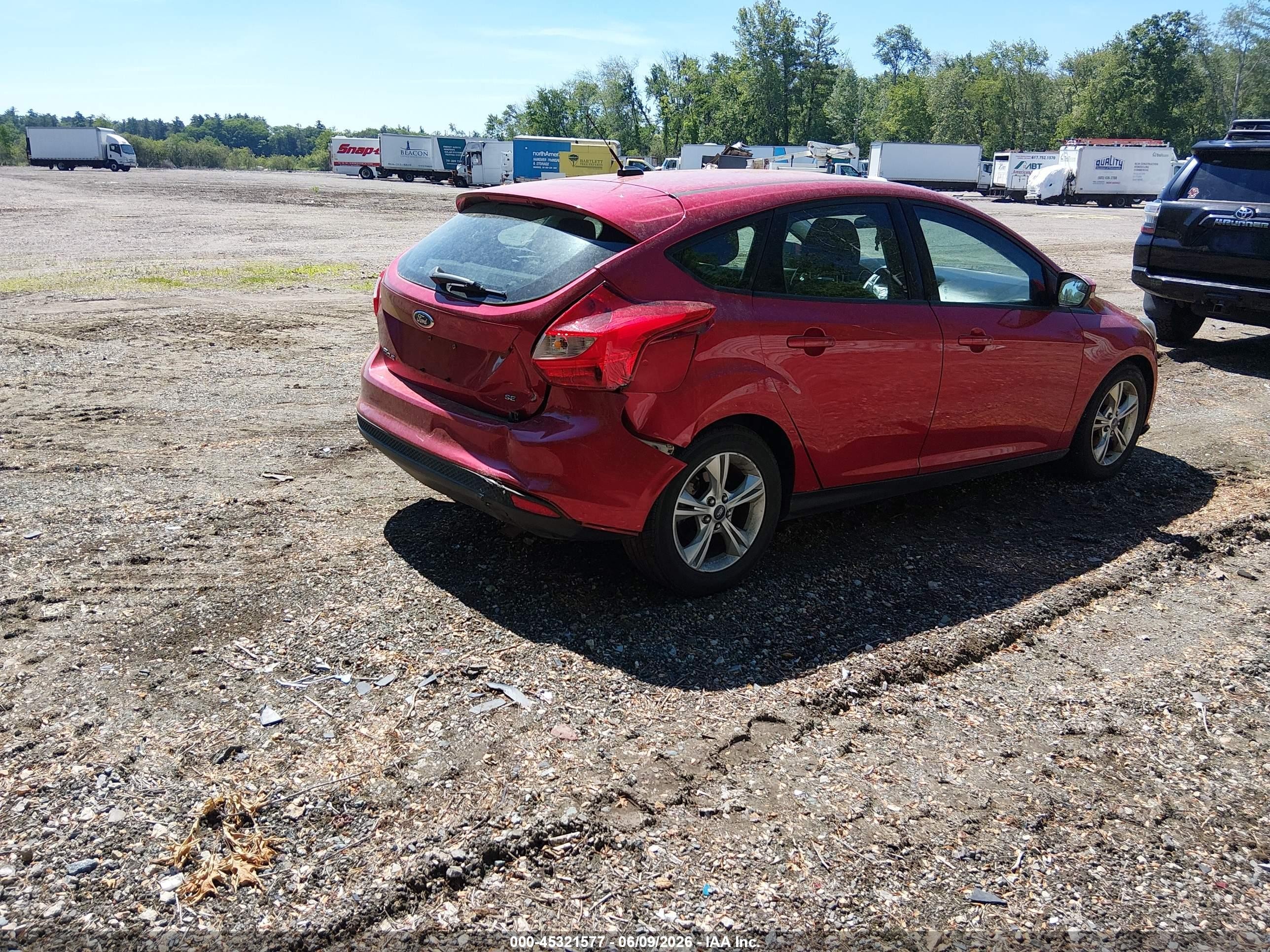 2012 Ford Focus Se Red vin: 1FAHP3K25CL425754