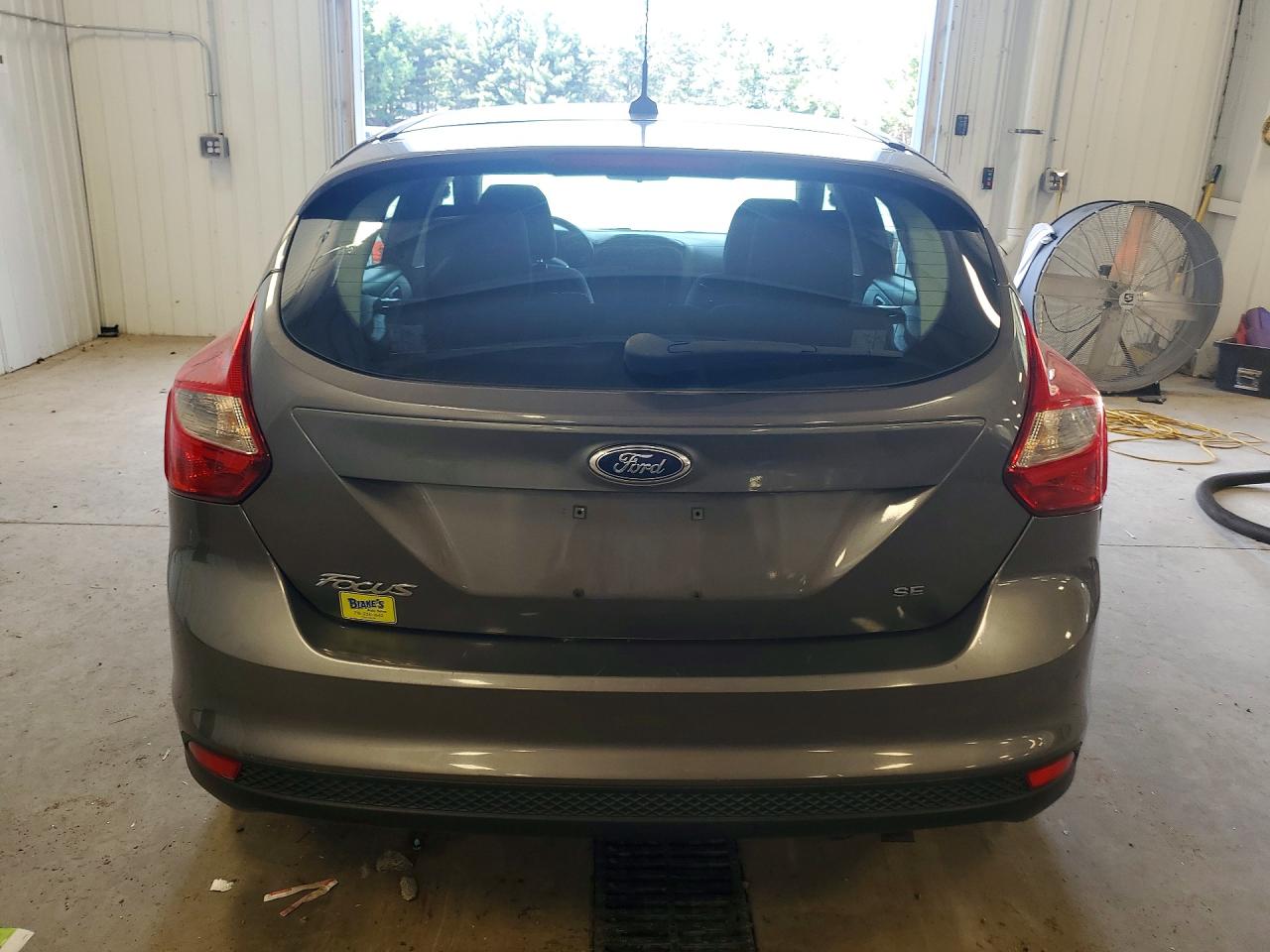 2012 Ford Focus Se Gray vin: 1FAHP3K25CL453442