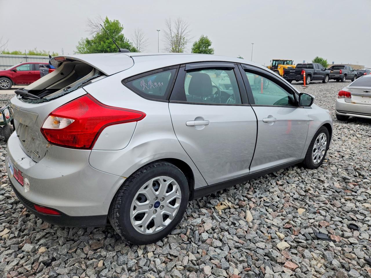 2012 Ford Focus Se Gray vin: 1FAHP3K25CL463422