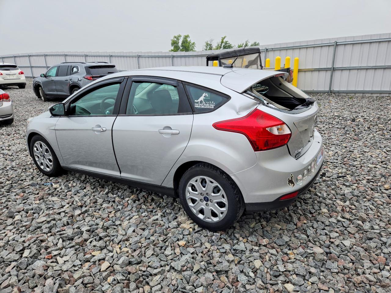 2012 Ford Focus Se Gray vin: 1FAHP3K25CL463422