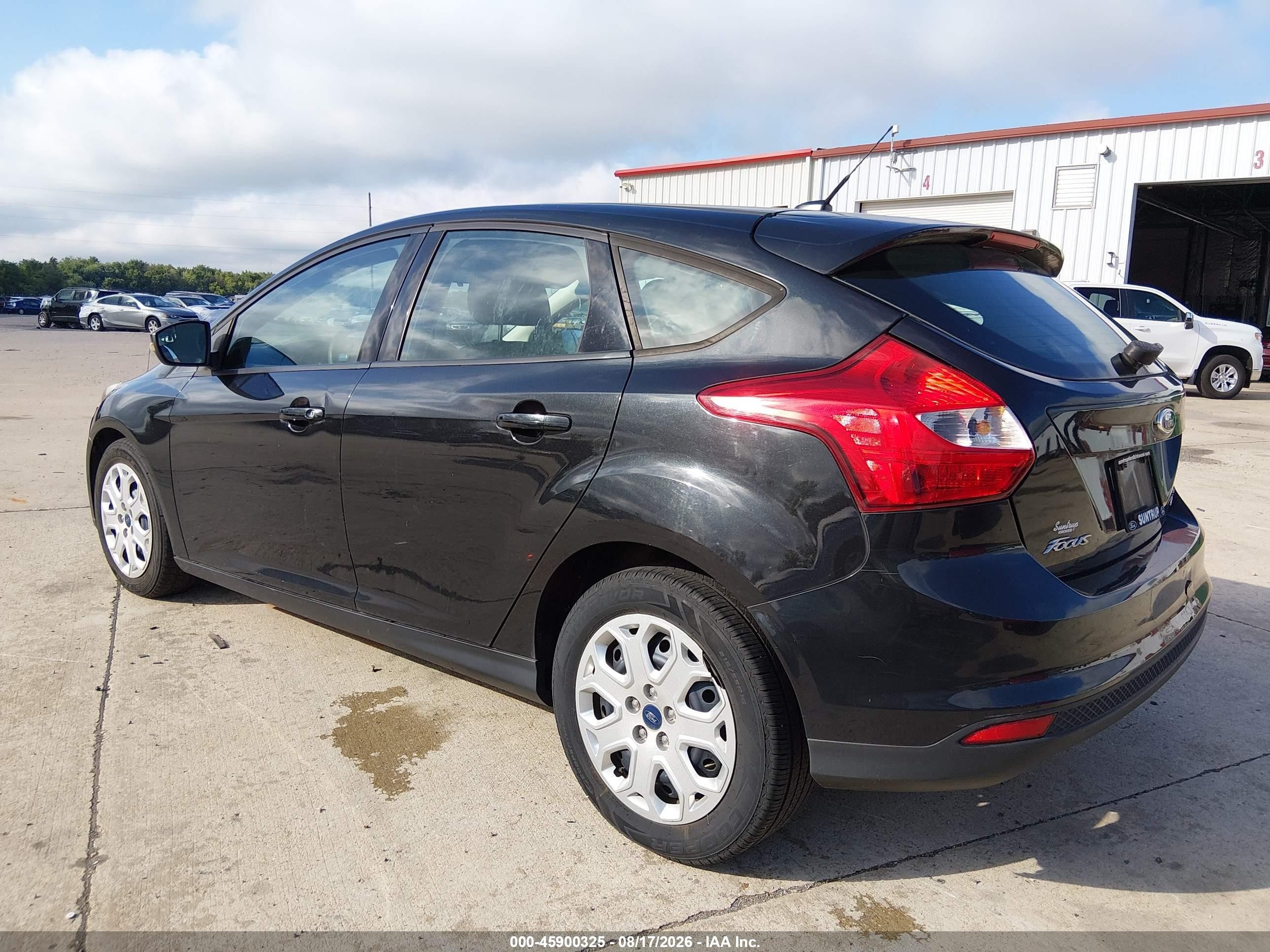 2012 Ford Focus Se Black vin: 1FAHP3K25CL476543